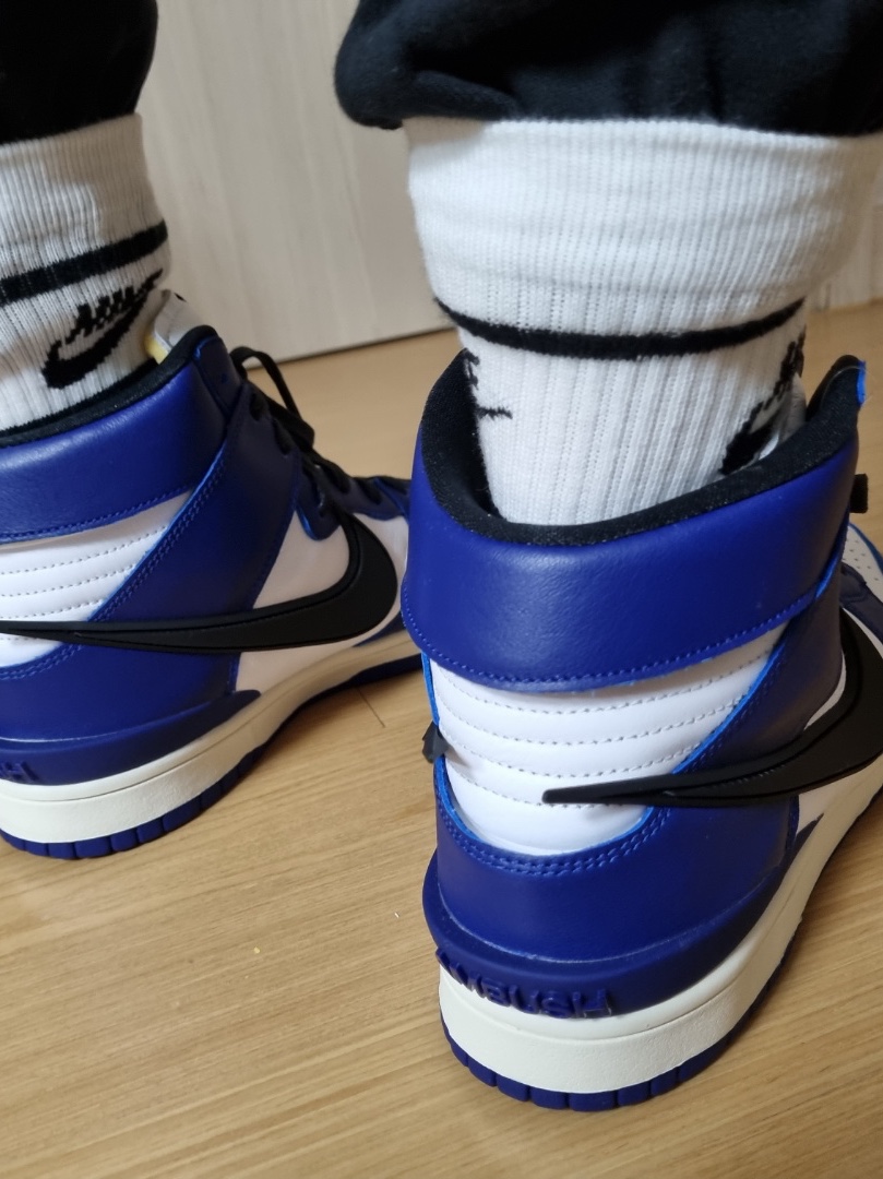 Nike x Ambush Dunk High Deep Royal Blue 착용 스타일 - 2