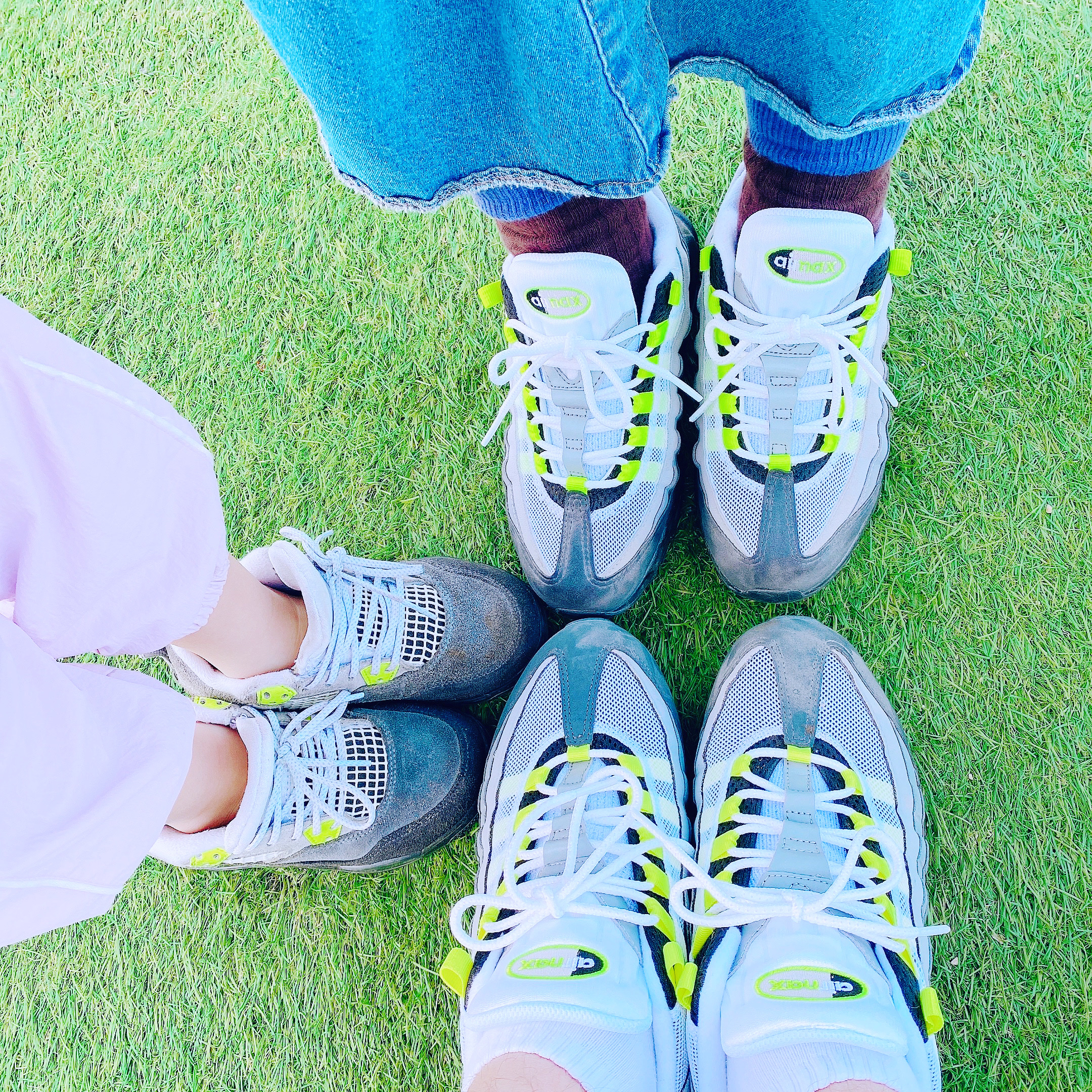 Nike Air Max 95 OG Neon Yellow 2020 착용 스타일