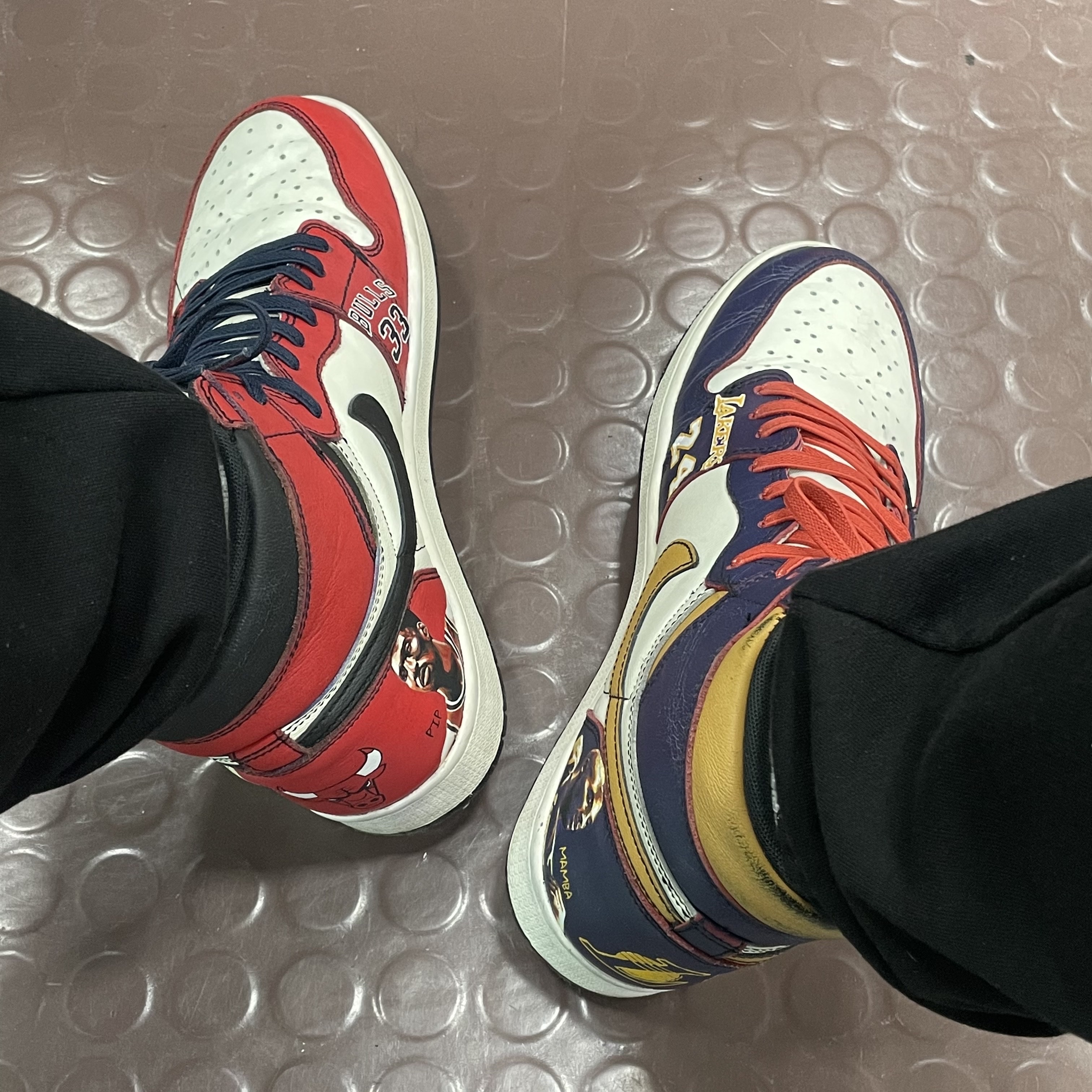 Jordan 1 Retro High OG Defiant SB LA to Chicago 착용 스타일 - 2