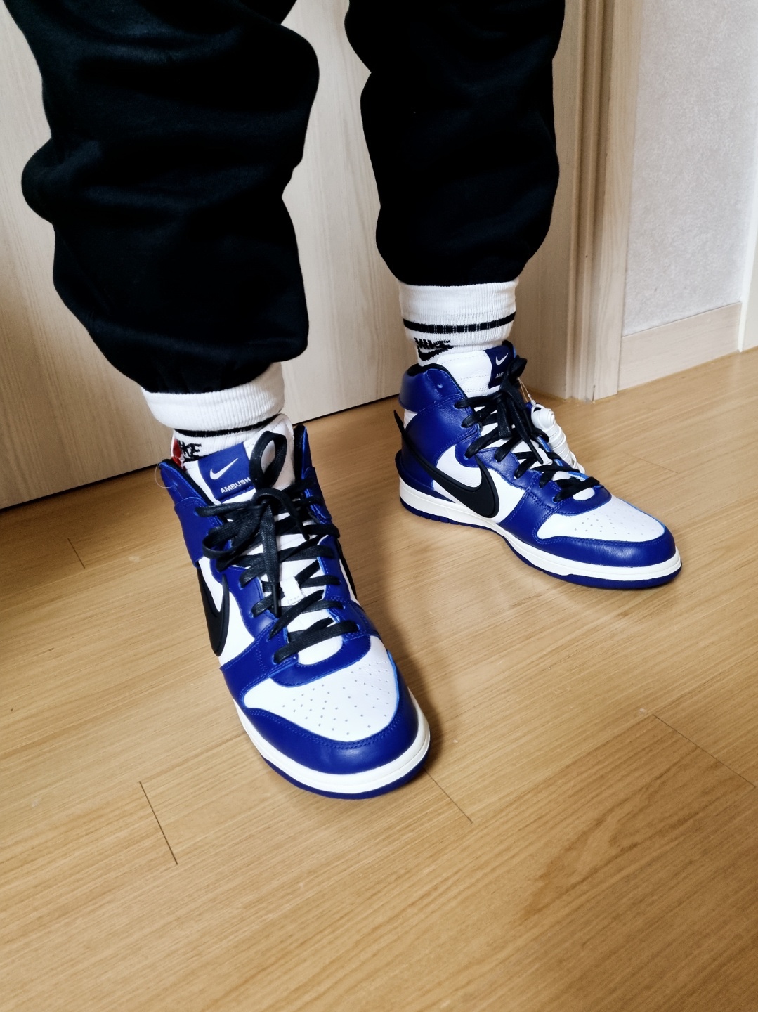 Nike x Ambush Dunk High Deep Royal Blue 착용 스타일 - 1