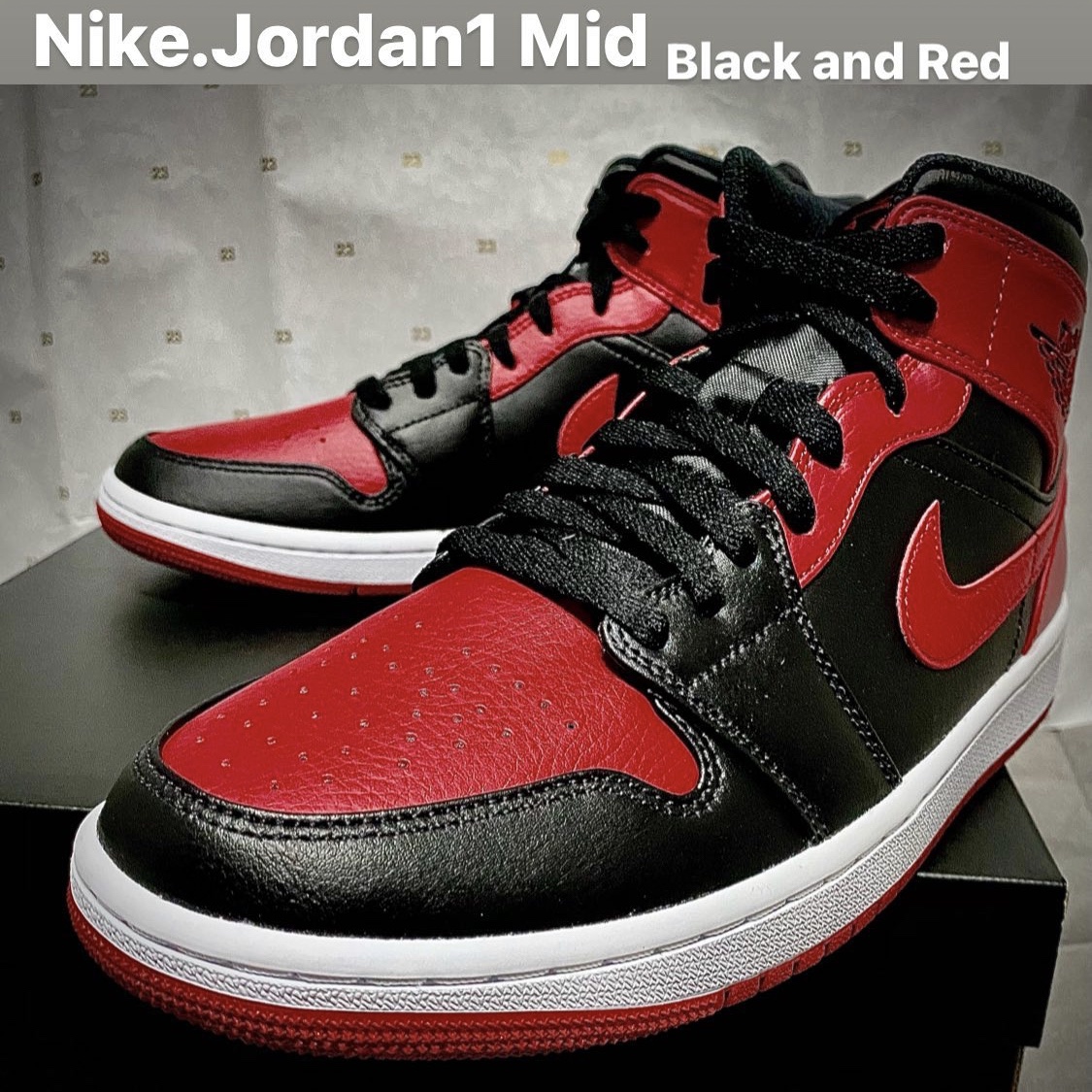 Jordan 1 Mid Bred Banned 2020 착용 스타일 - 1