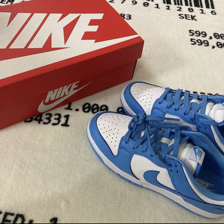 Nike Dunk Low Retro University Blue 착용 스타일
