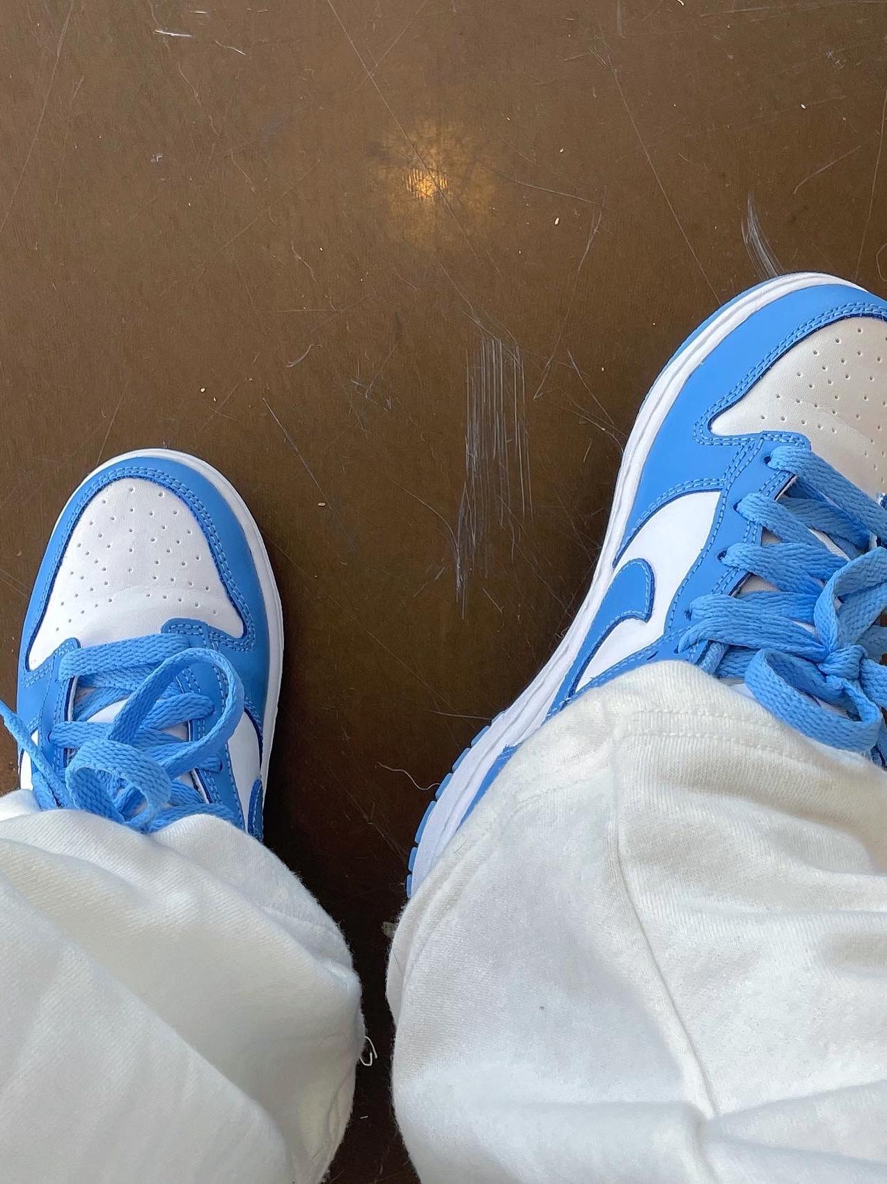 (PS) Nike Dunk Low University Blue 착용 스타일 - 4