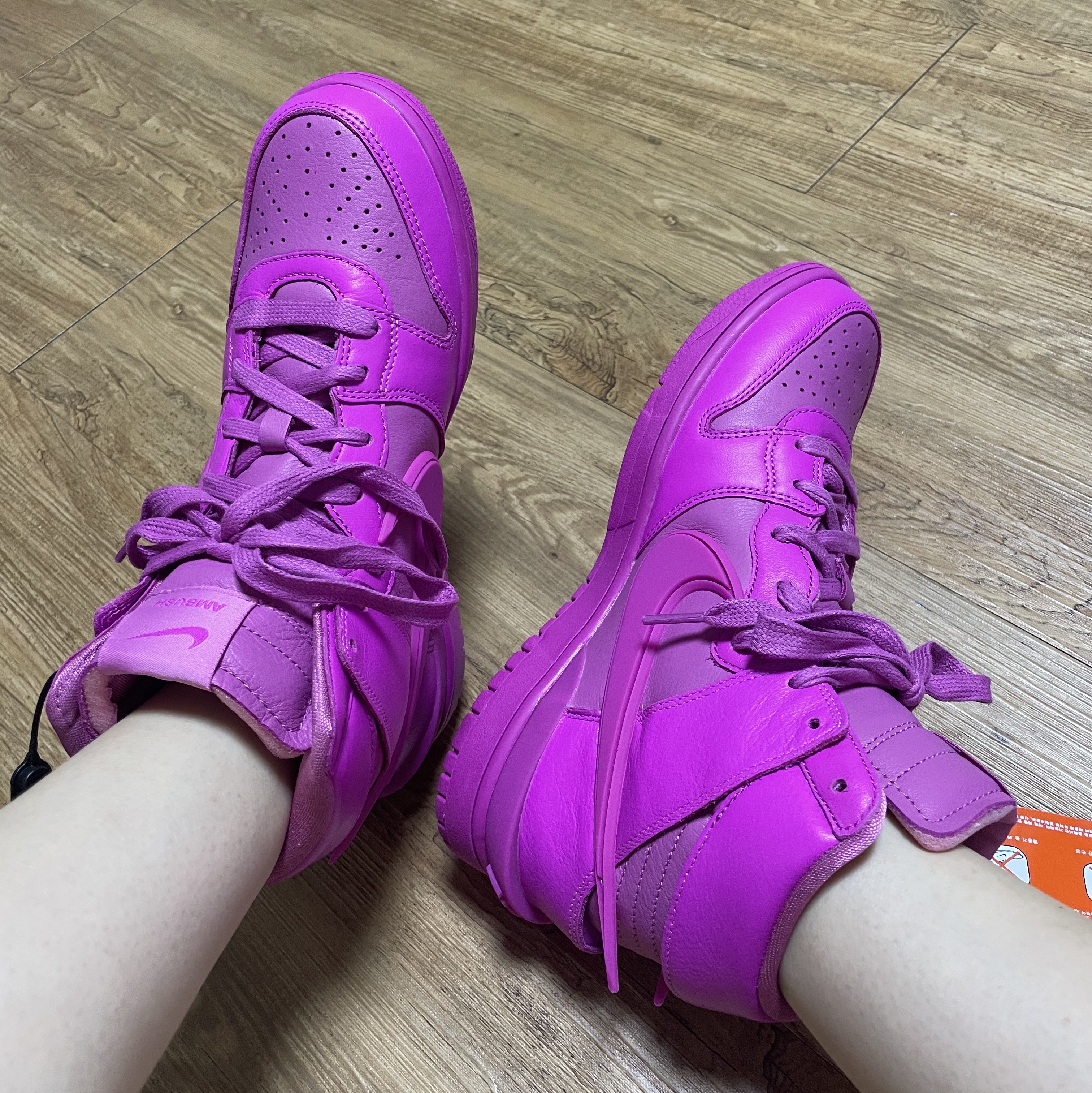 Nike x Ambush Dunk High Cosmic Fuchsia 착용 스타일