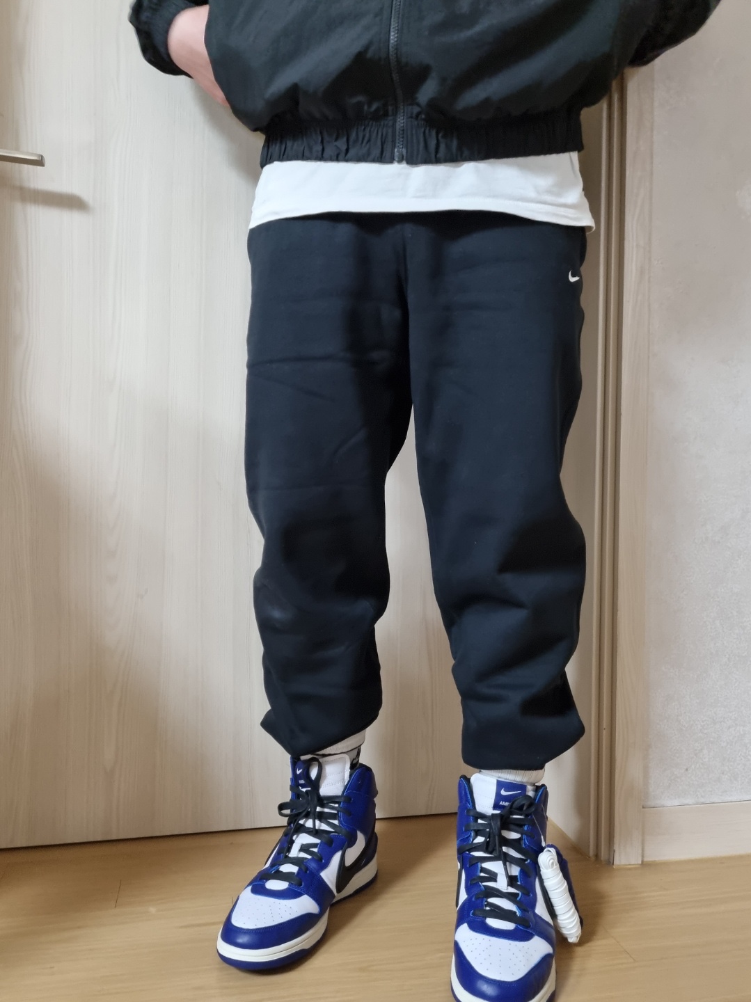 Nike x Ambush Dunk High Deep Royal Blue 착용 스타일 - 3
