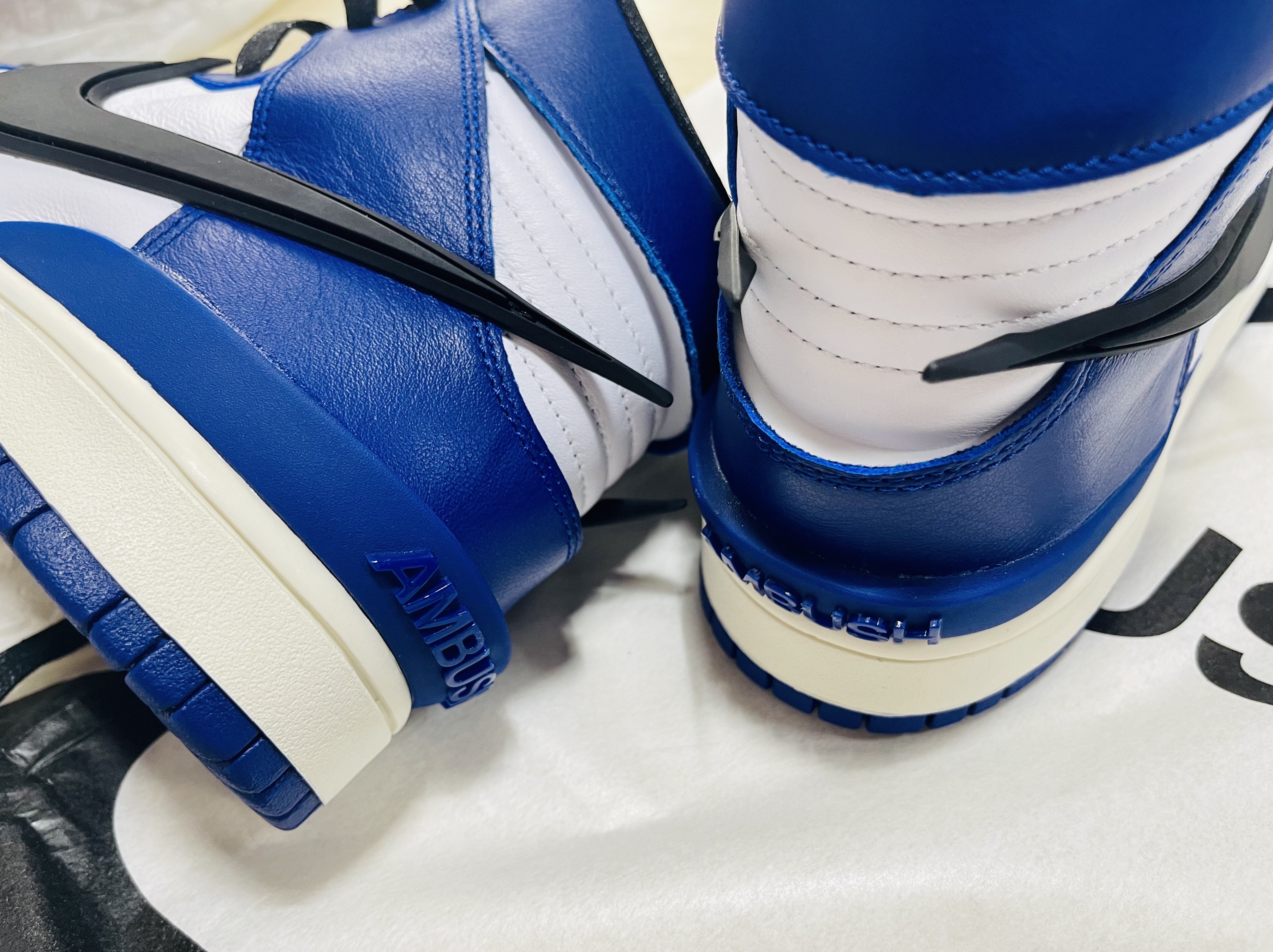 Nike x Ambush Dunk High Deep Royal Blue 착용 스타일 - 2