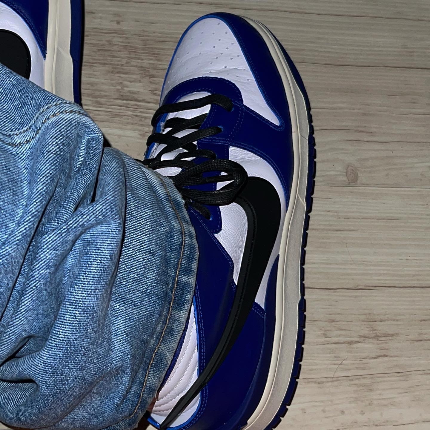 Nike x Ambush Dunk High Deep Royal Blue 착용 스타일
