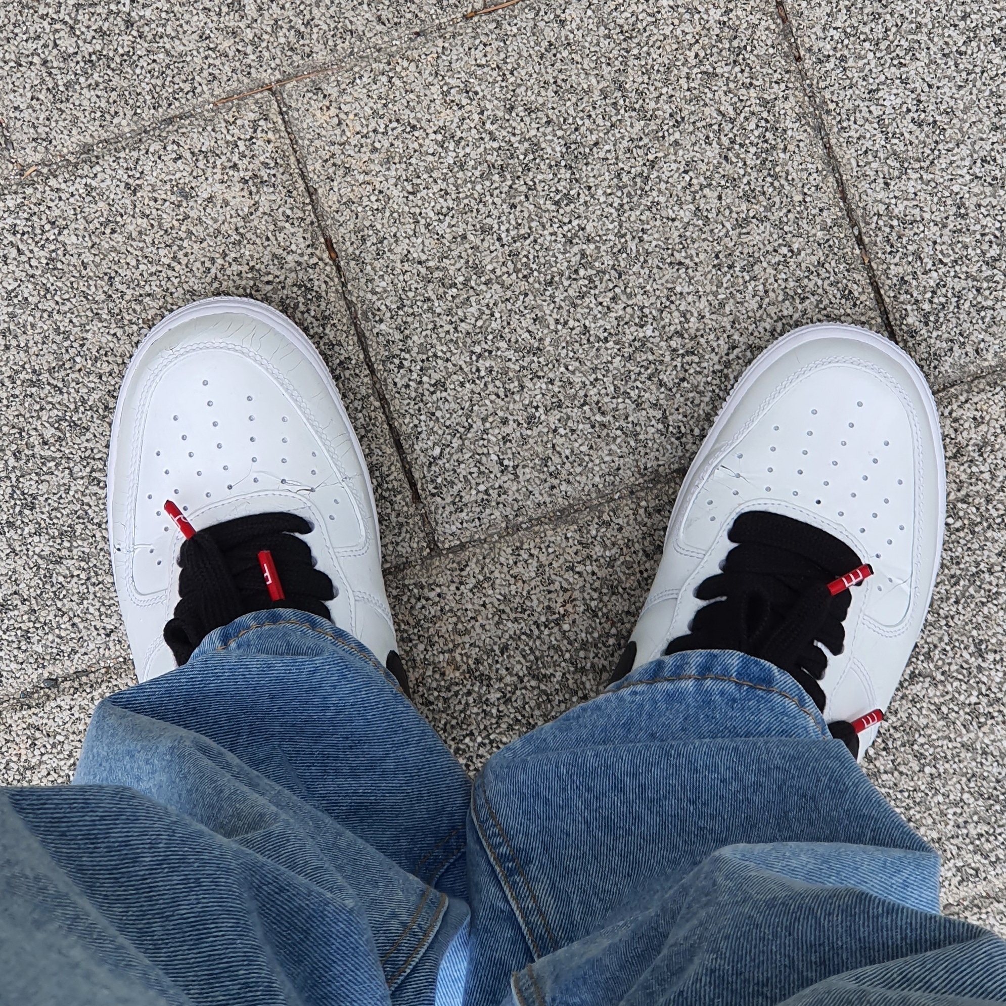 Nike x Peaceminusone Air Force 1 Low Para-Noise 2.0 착용 스타일
