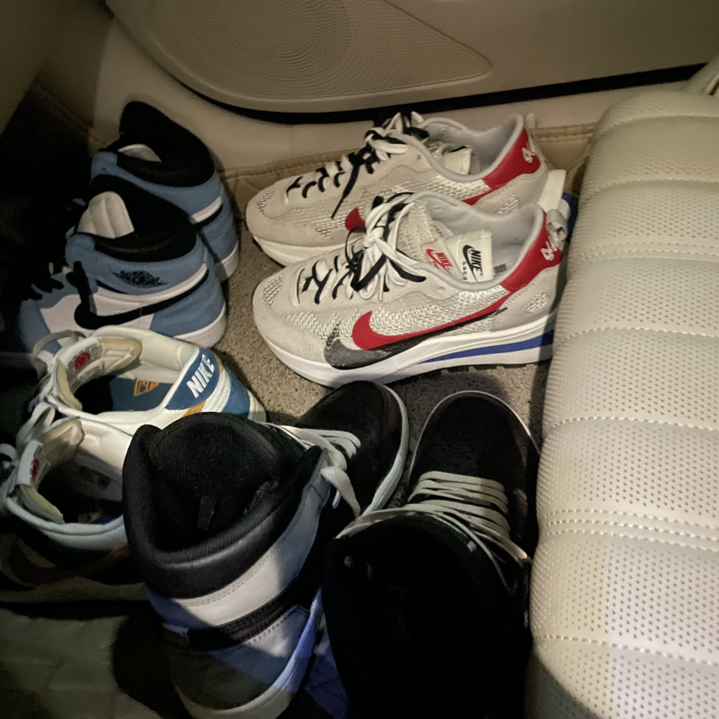 Jordan 1 Retro High OG University Blue, Jordan 1 Retro High OG Rust Shadow 착용 스타일