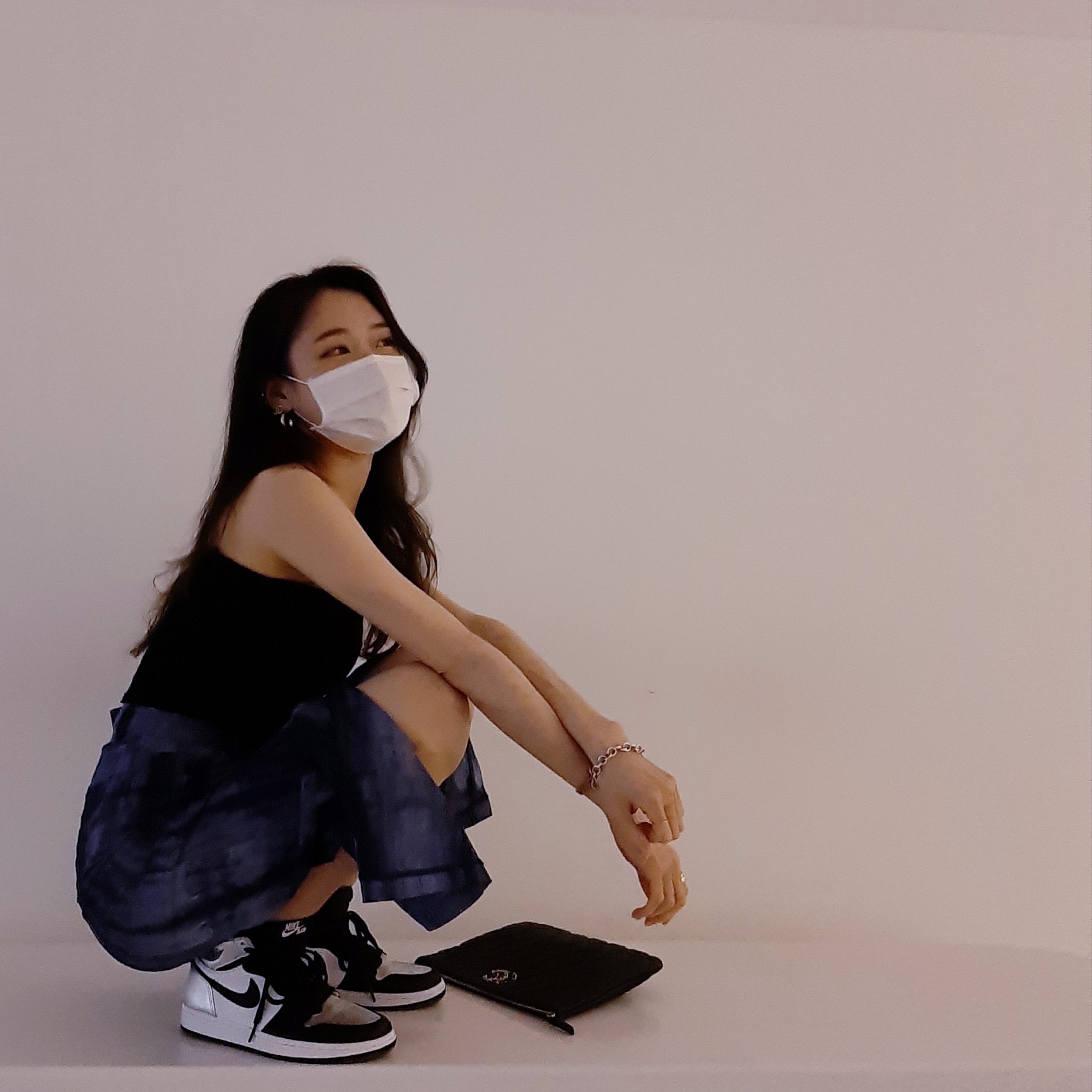 (W) Jordan 1 Retro High OG Silver Toe 착용 스타일 - 3