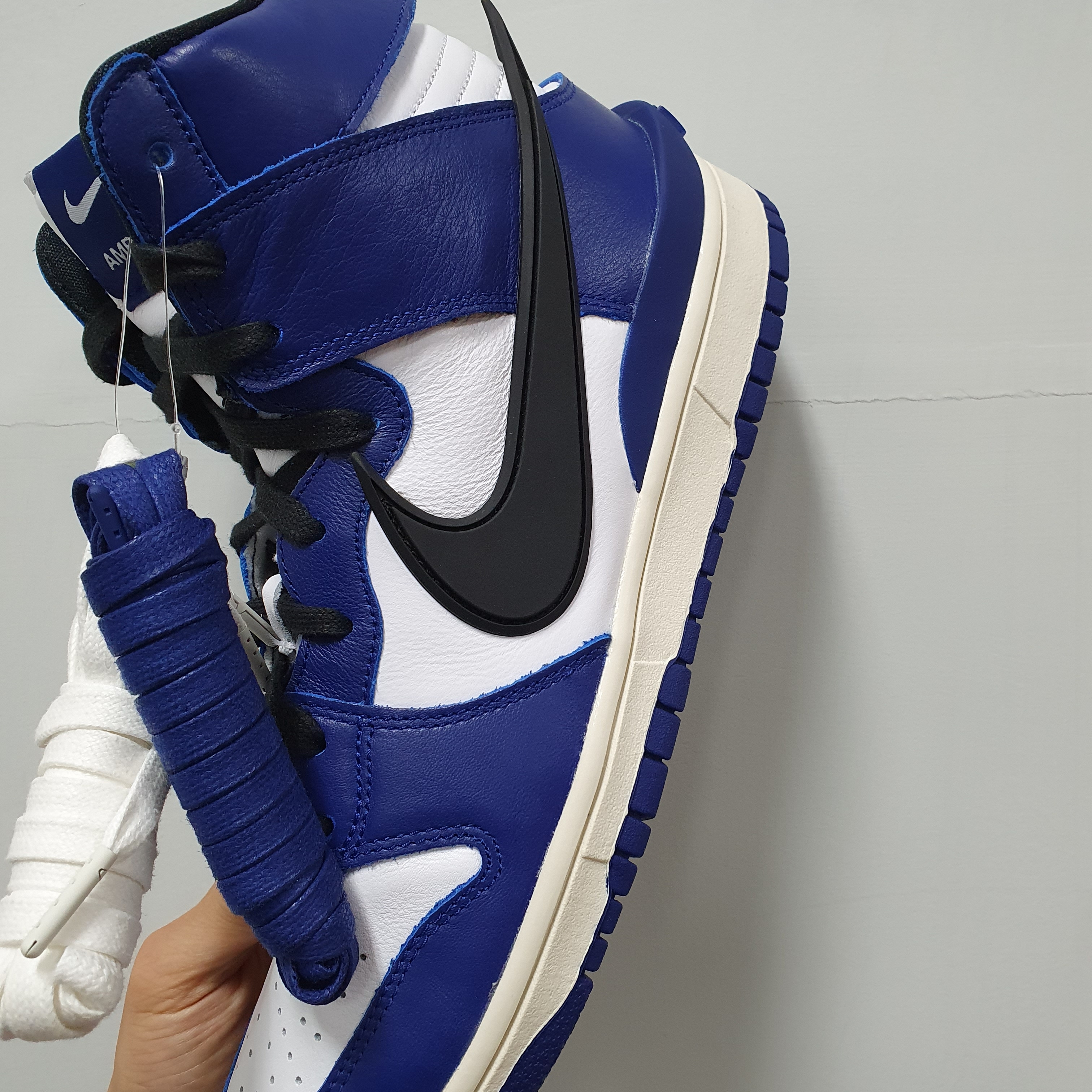 Nike x Ambush Dunk High Deep Royal Blue 착용 스타일