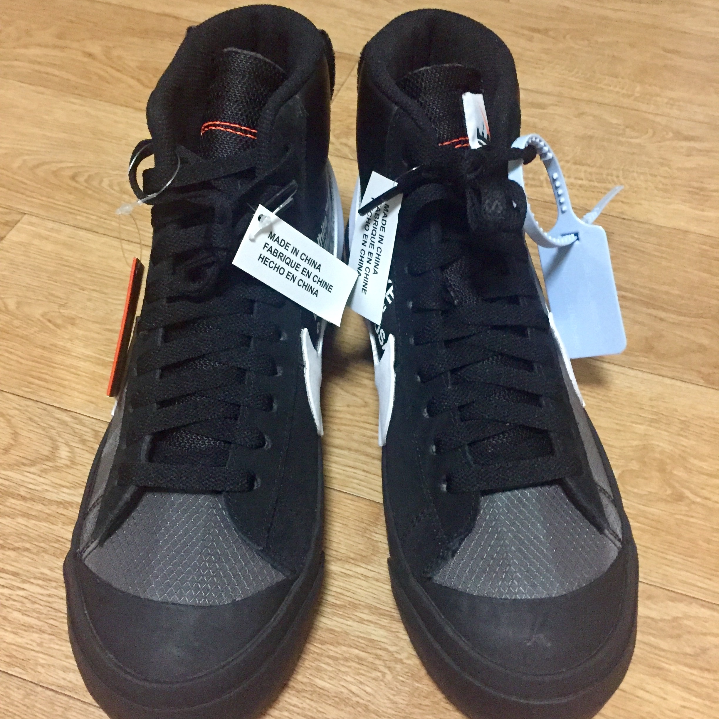 Nike x Off-White Blazer Mid Grim Reaper Black 착용 스타일 - 3