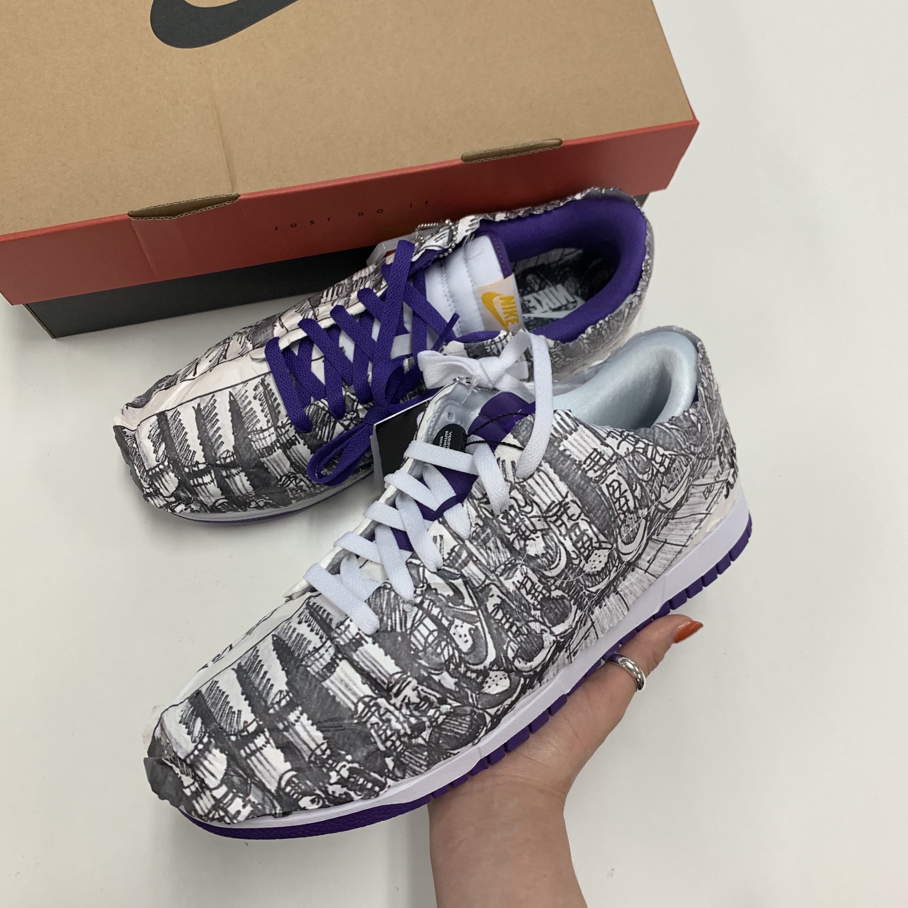 (W) Nike Dunk Low SE Flip 착용 스타일
