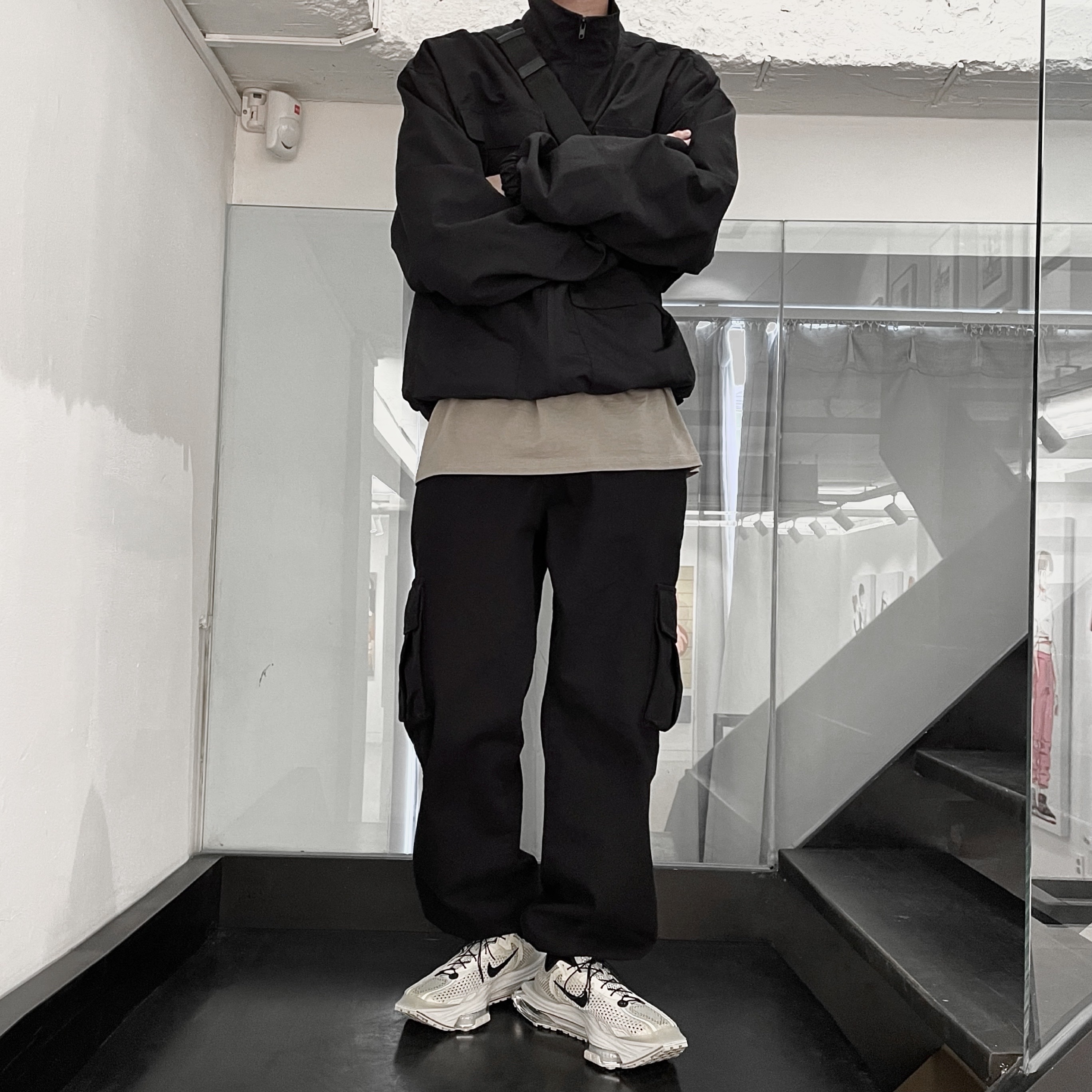 Nike x Matthew M Williams Zoom 004 Stone 착용 스타일 - 2