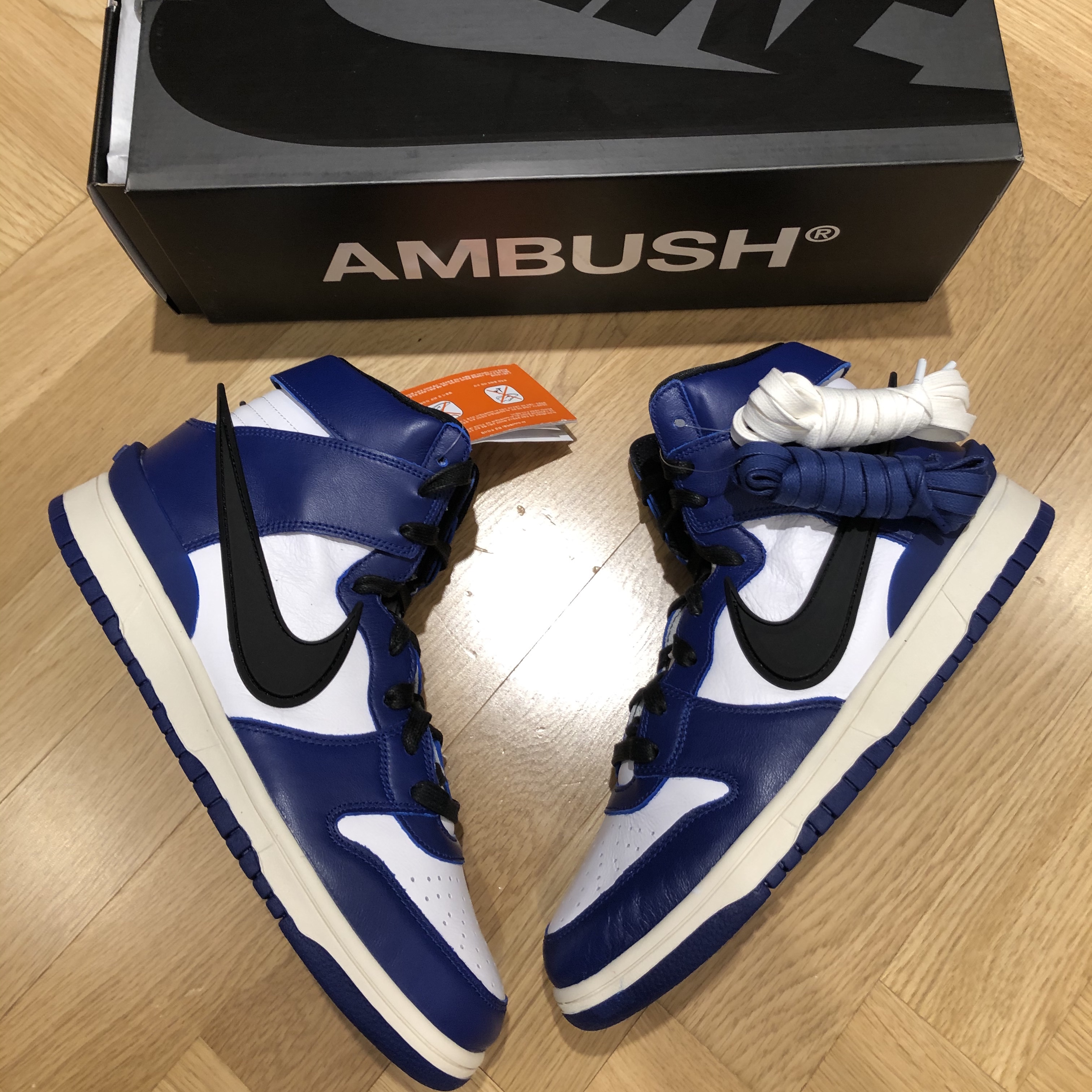 Nike x Ambush Dunk High Deep Royal Blue 착용 스타일
