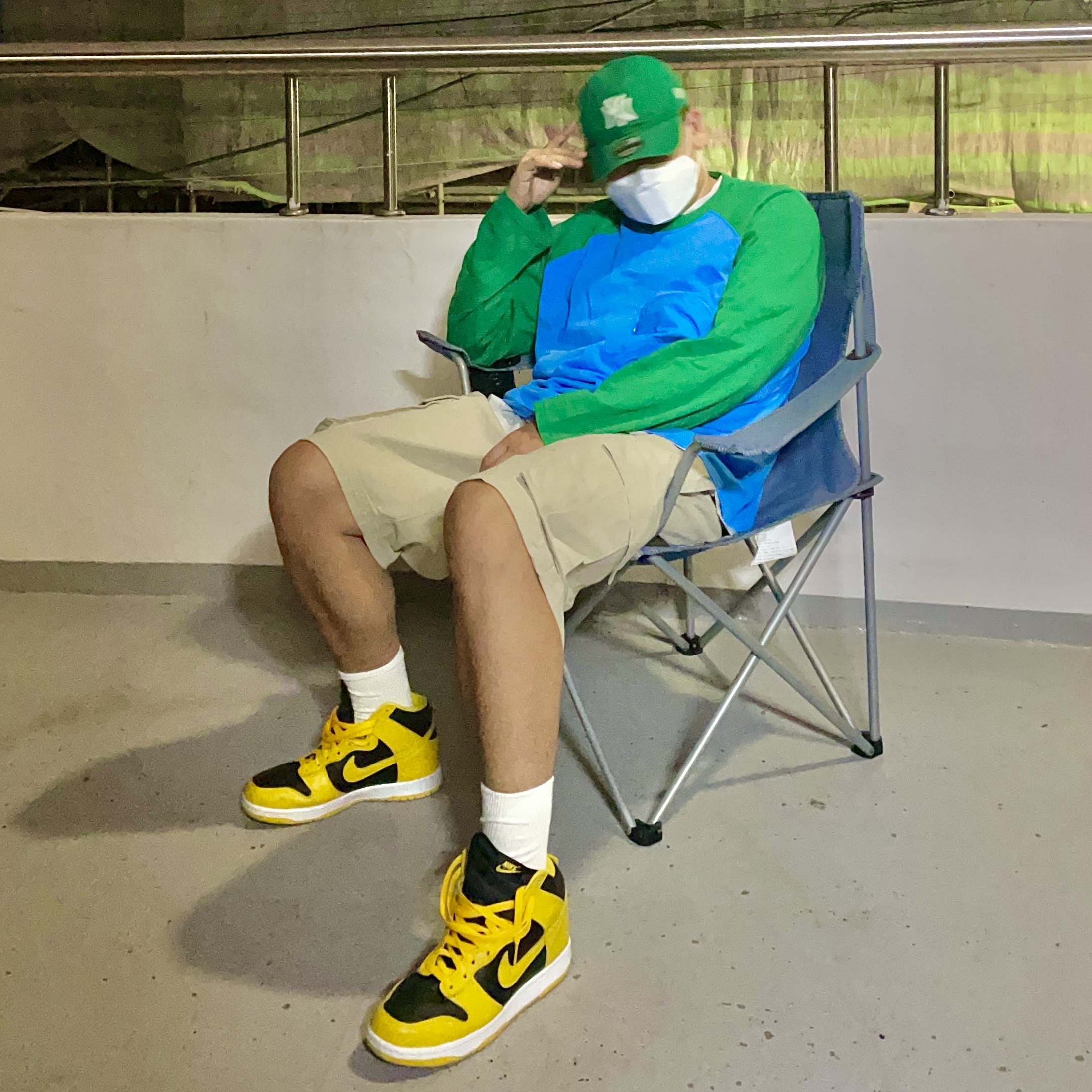 Nike Dunk High SP Varsity Maize 착용 스타일