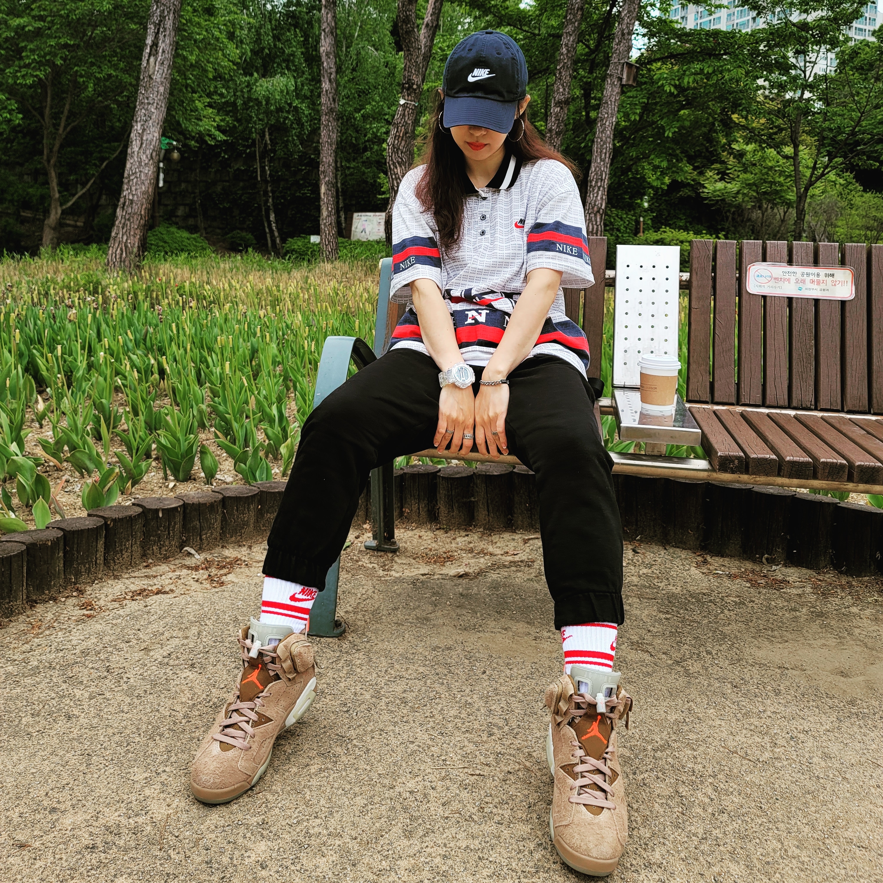Jordan 6 x Travis Scott Retro SP British Khaki, (TD) Jordan 6 x Travis Scott Retro SP British Khaki 착용 스타일