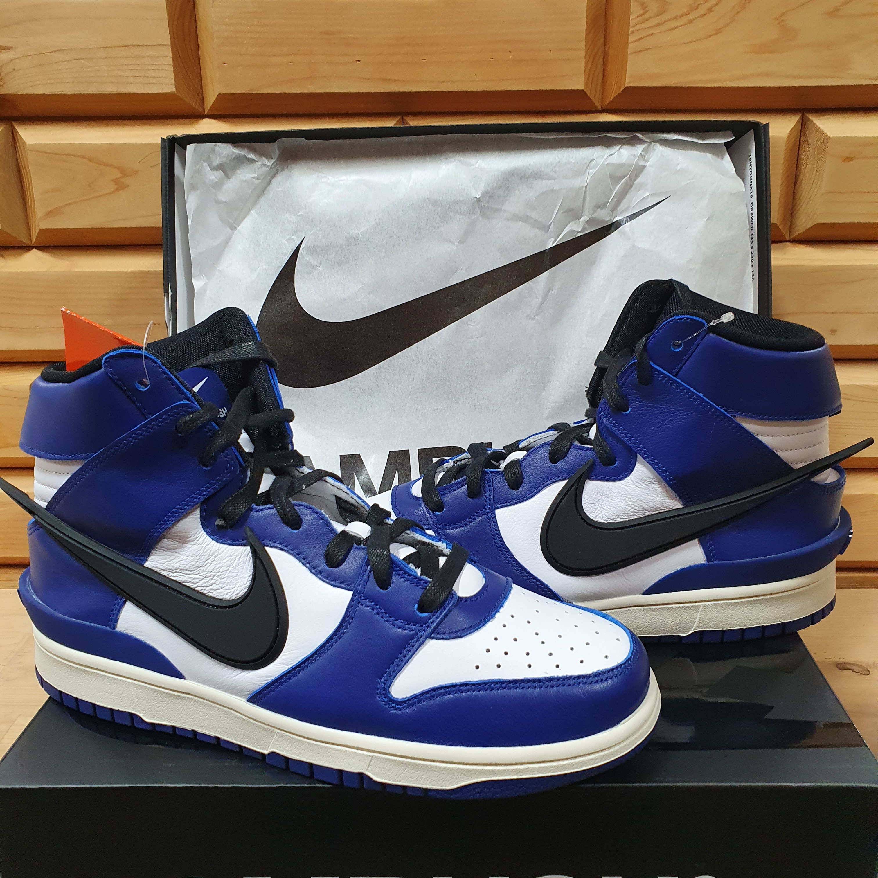 Nike x Ambush Dunk High Deep Royal Blue 착용 스타일