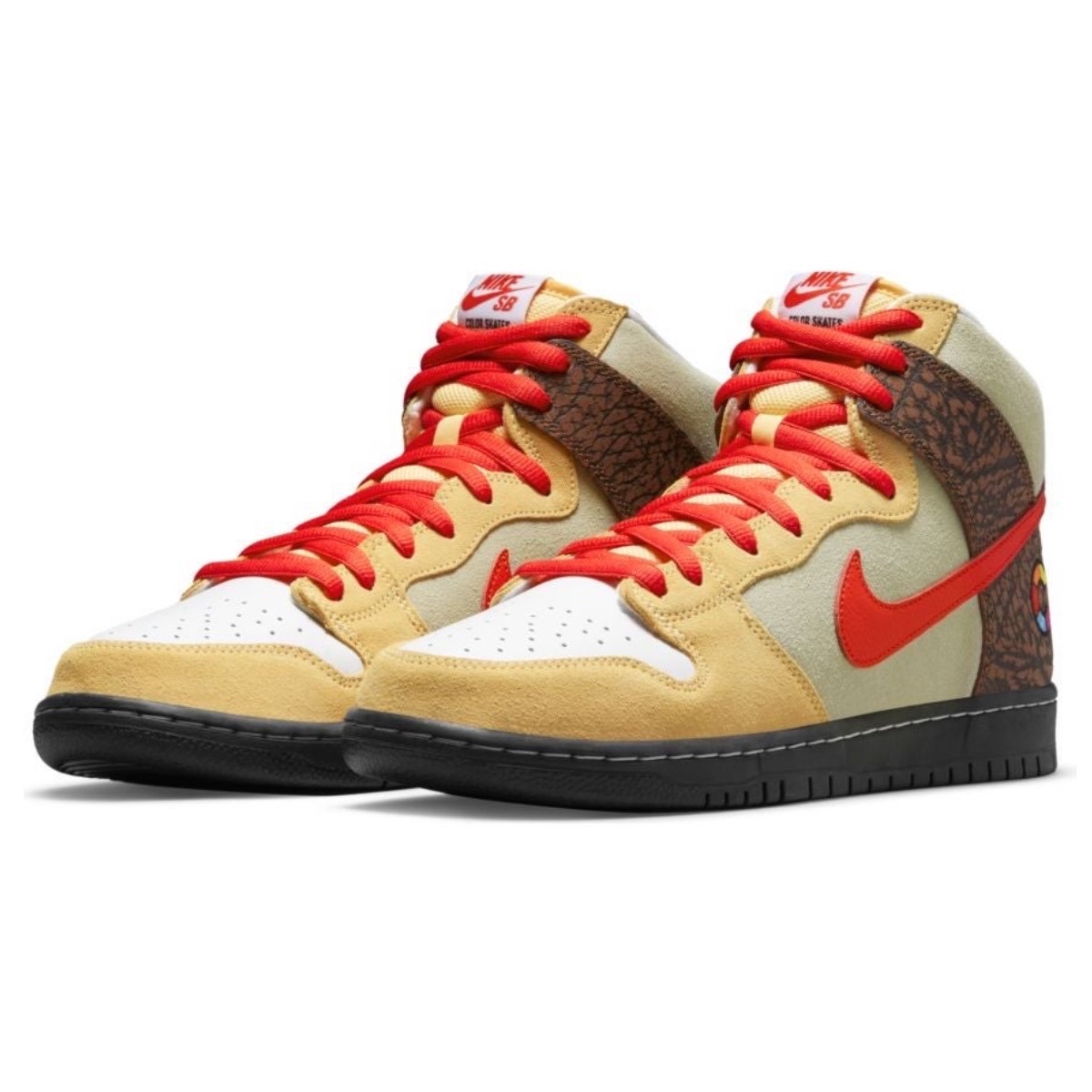 Nike x Color Skates SB Dunk High Pro Kebab and Destroy 착용 스타일 - 2