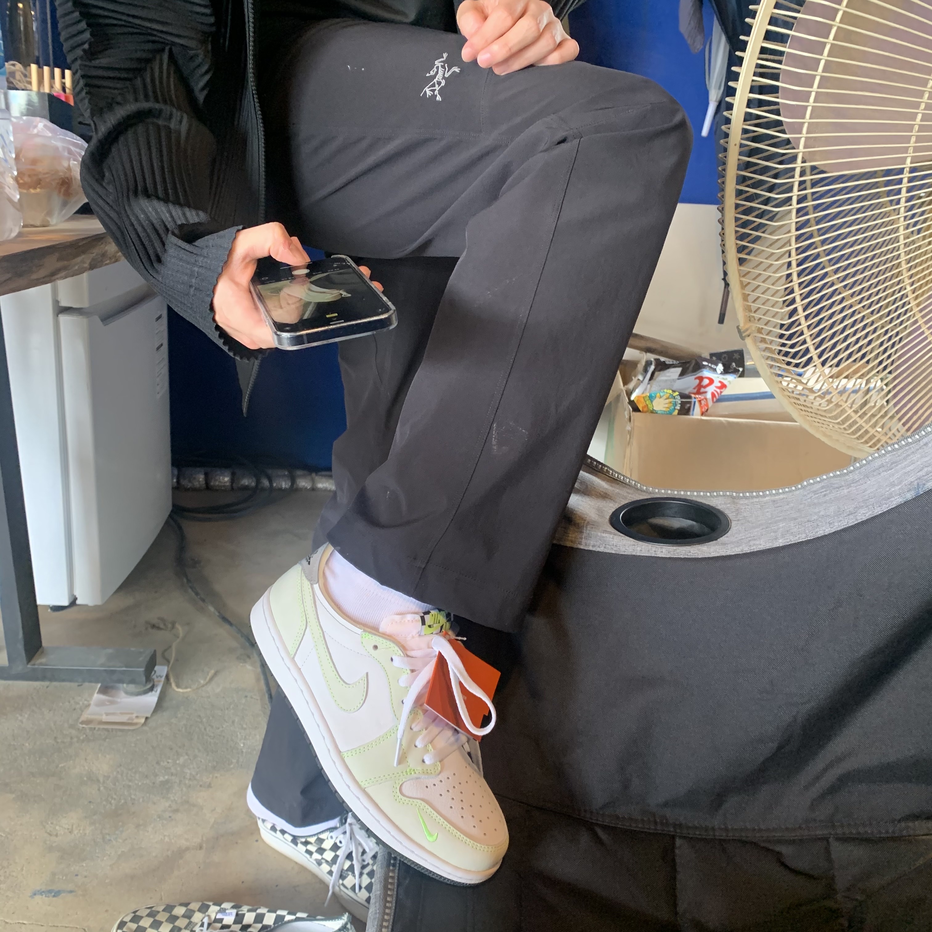 Jordan 1 Low OG Ghost Green 착용 스타일