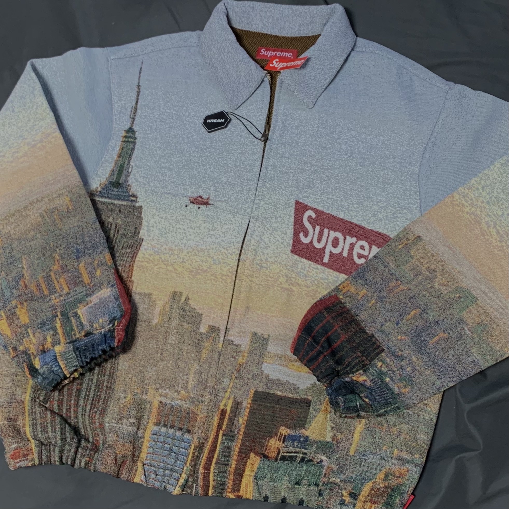 Supreme Aerial Tapestry Harrington Jacket - 20FW 착용 스타일