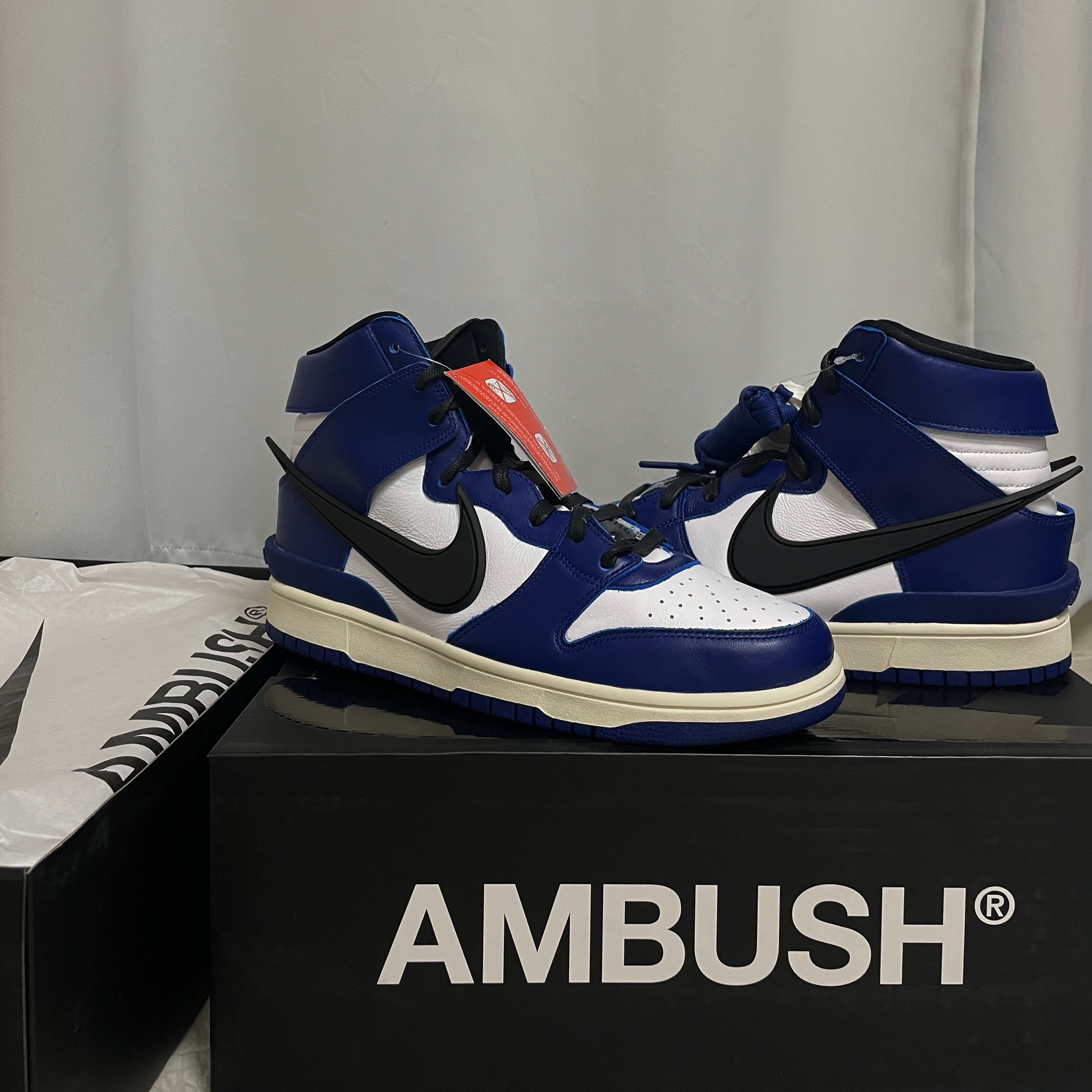Nike x Ambush Dunk High Deep Royal Blue 착용 스타일