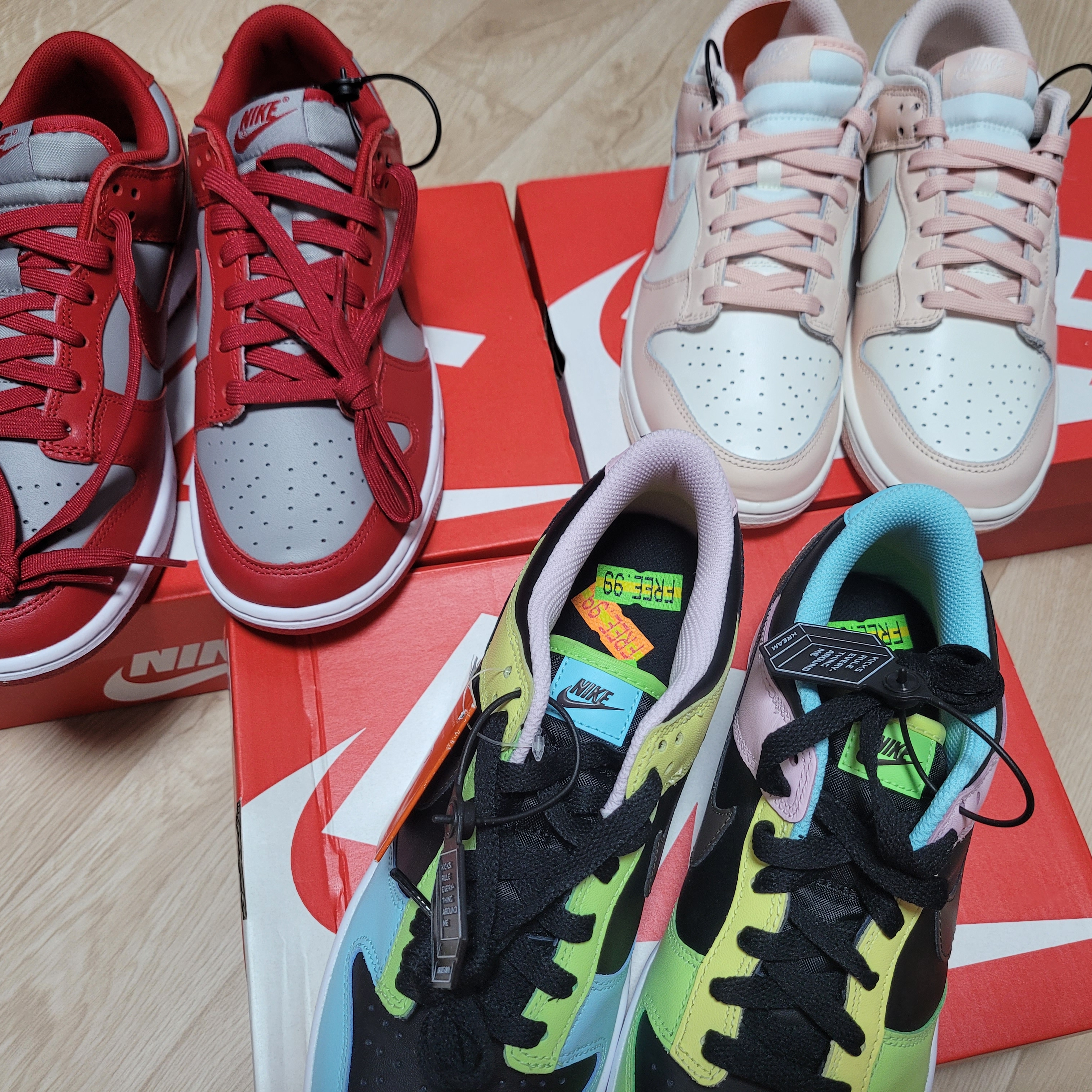 Nike Dunk Low Retro Medium Grey, (W) Nike Dunk Low Orange Pearl ์ฐฉ์ฉ ์คํ์ผ