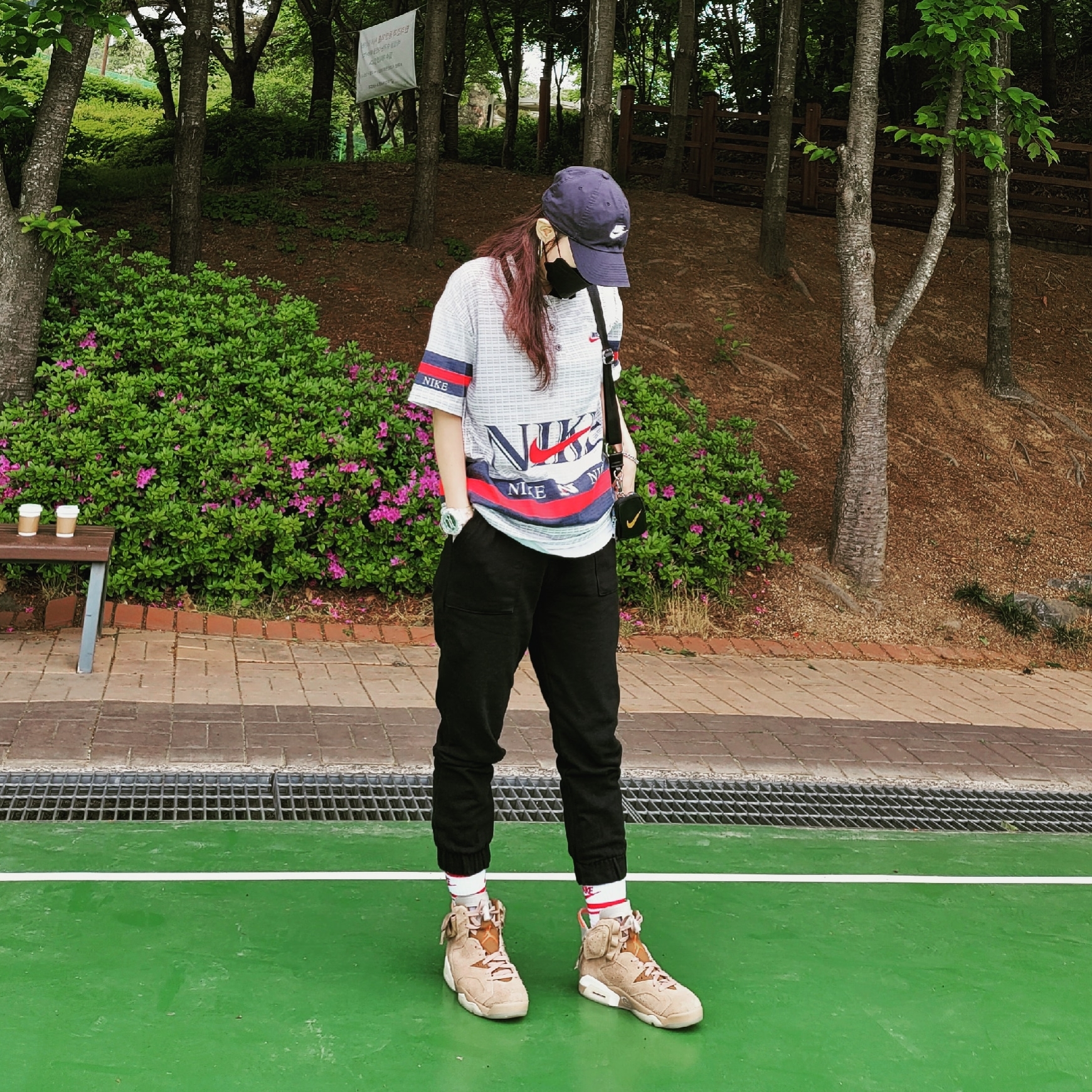 Jordan 6 x Travis Scott Retro SP British Khaki, (TD) Jordan 6 x Travis Scott Retro SP British Khaki 착용 스타일