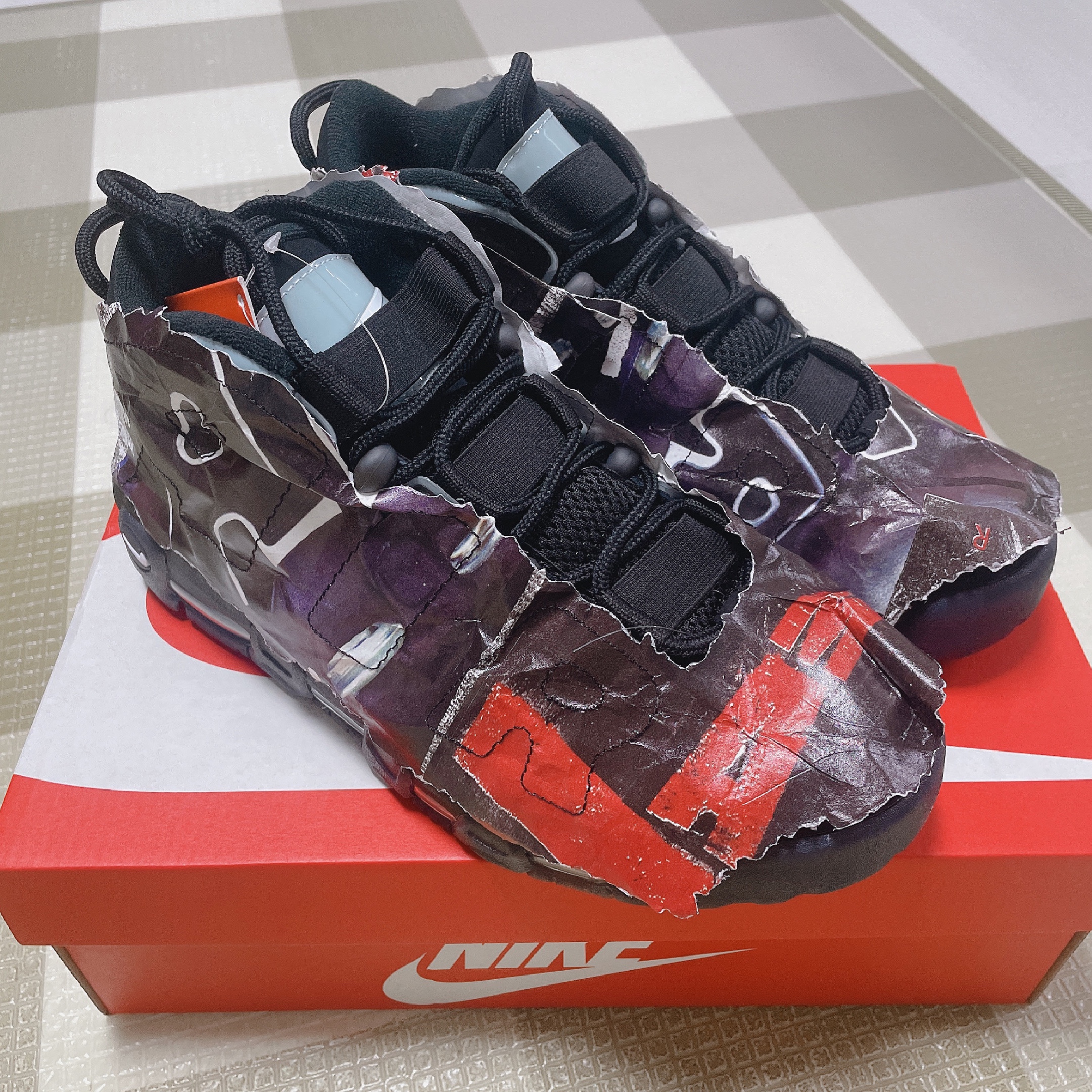 Nike Air More Uptempo 96 Maximum Volume 착용 스타일