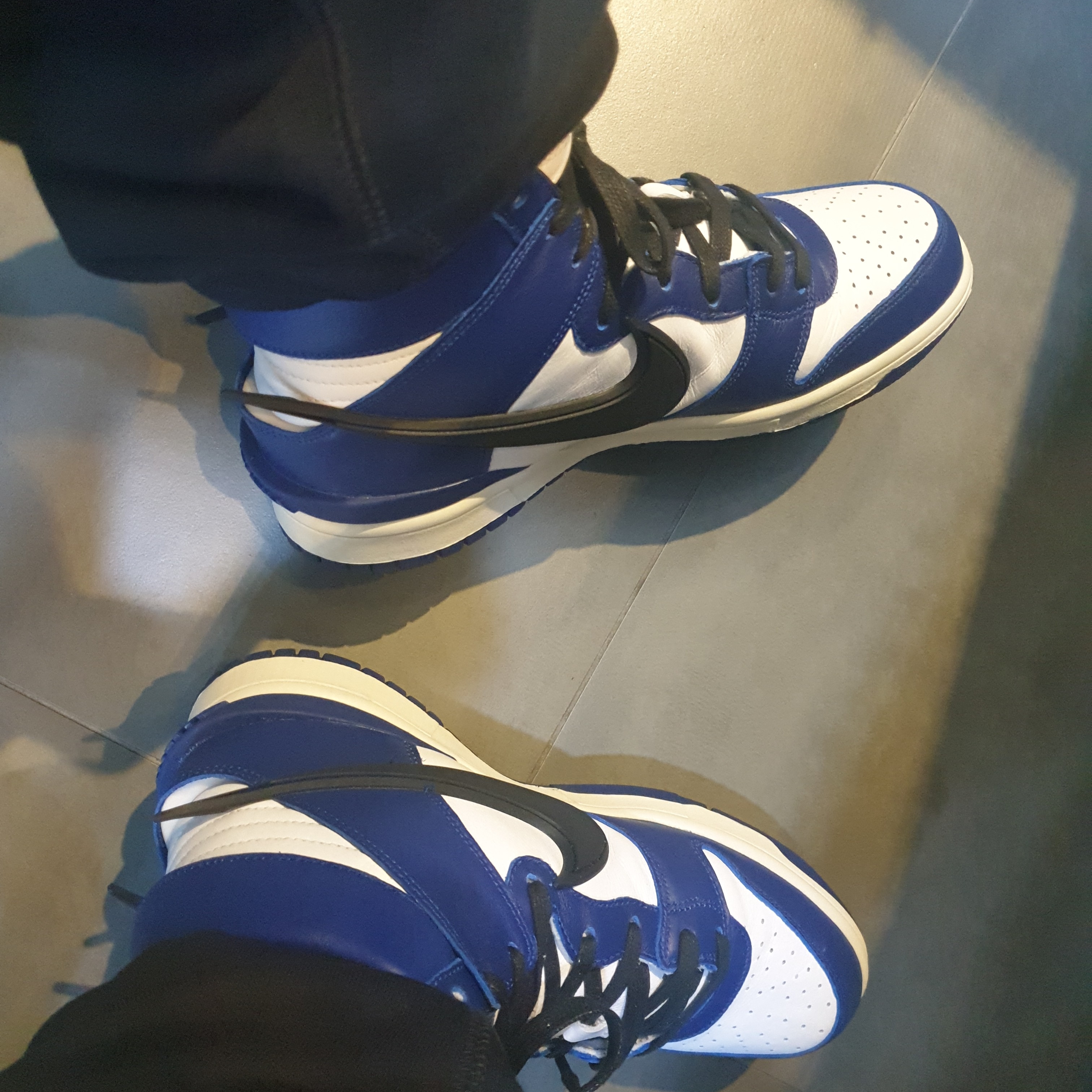 Nike x Ambush Dunk High Deep Royal Blue 착용 스타일 - 1
