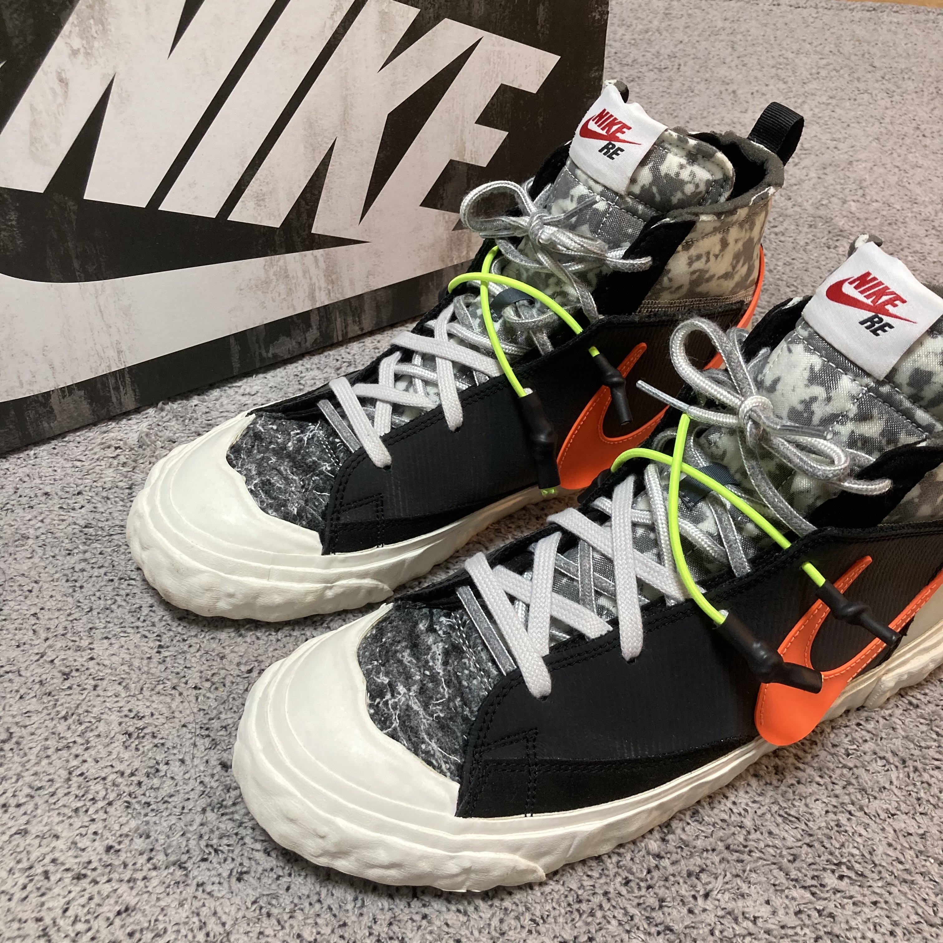Nike x Readymade Blazer Mid Black 착용 스타일