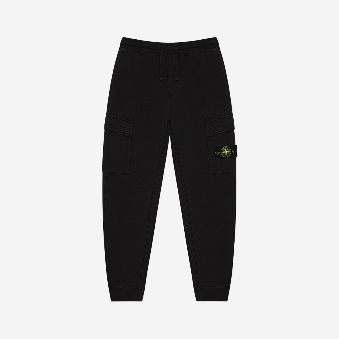 Stone Island 65251 Cotton Fleece Cargo Pants Black - 21SS 상세 이미지 1