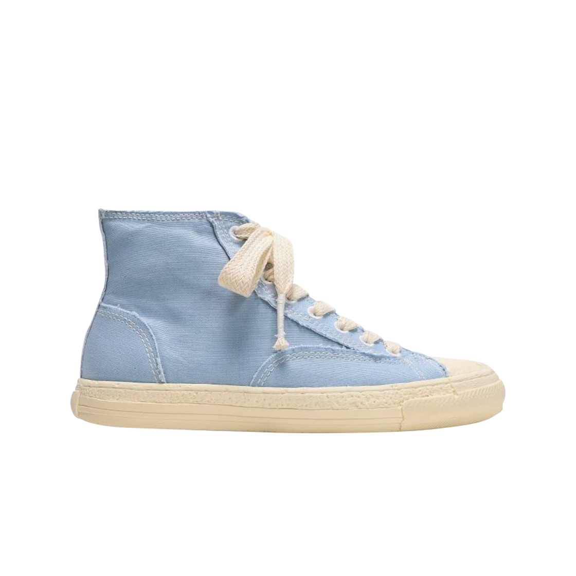 메종 미하라 야스히로 제너럴 스케일 패스트 솔 하이탑 스니커즈 라이트 블루(Maison Mihara Yasuhiro General Scale Past Sole High-top Sneakers Light Blue) - 1