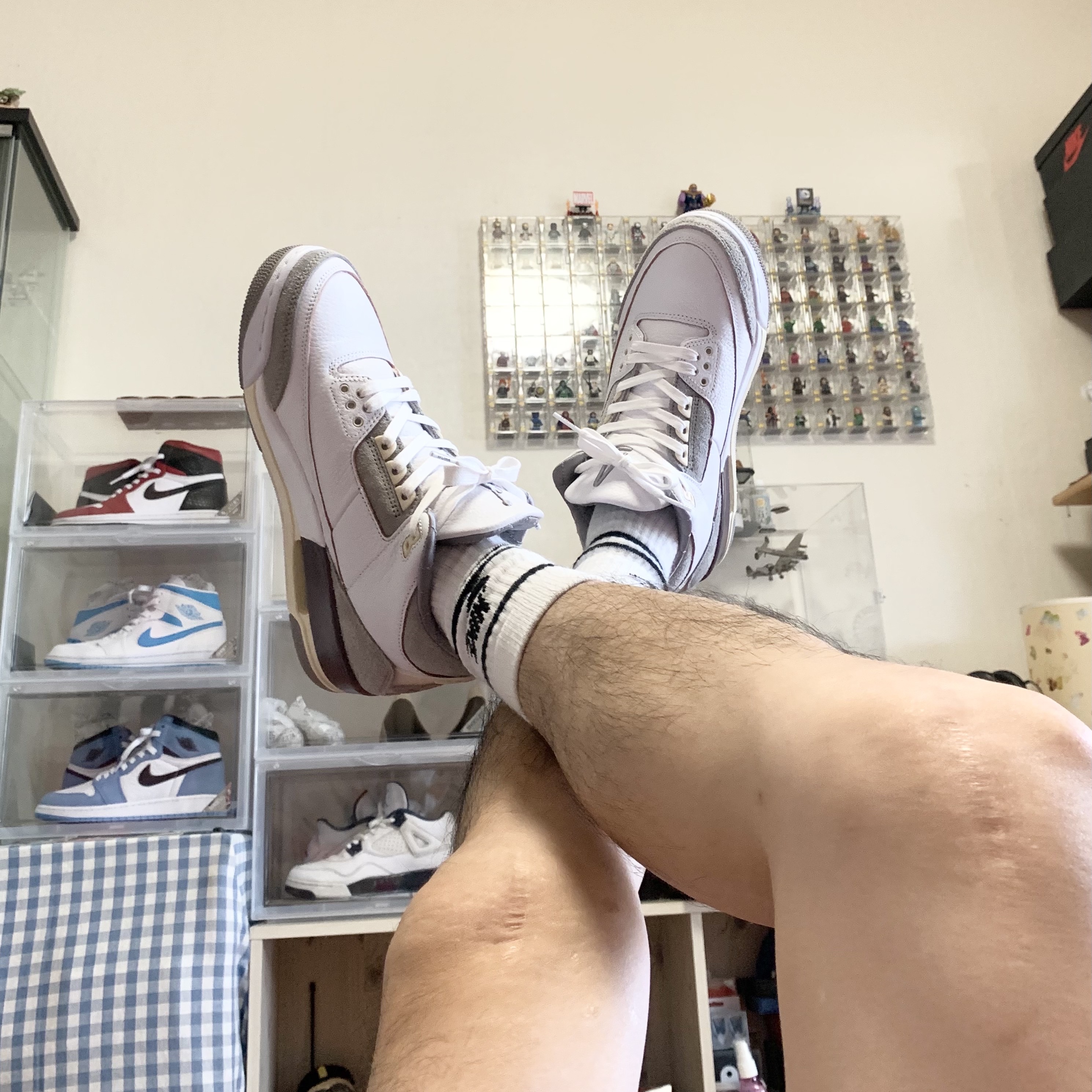 (W) Jordan 3 x A Ma Maniere Retro SP 착용 스타일