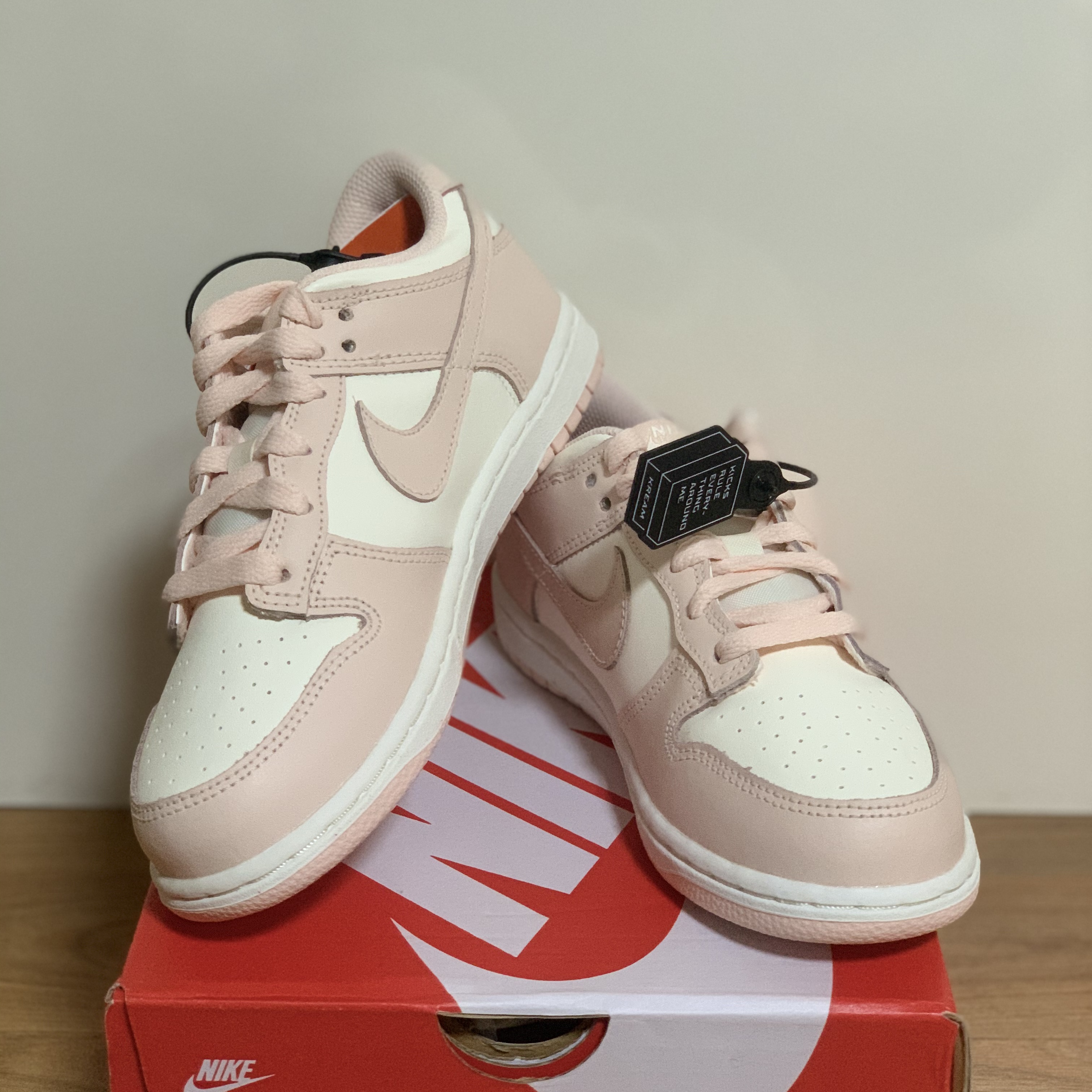 (W) Nike Dunk Low Orange Pearl, (PS) Nike Dunk Low Orange Pearl 착용 스타일 - 2