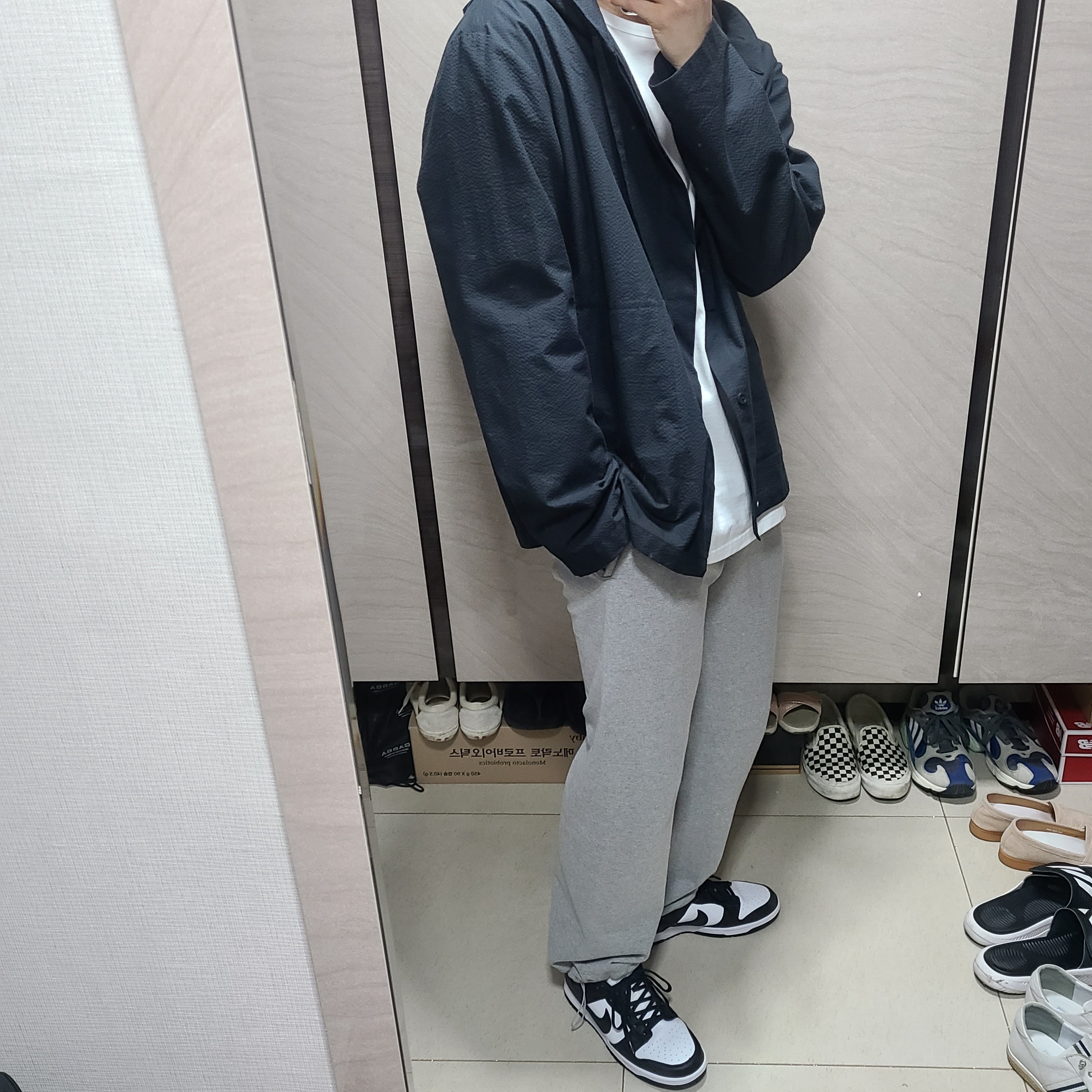 Nike Dunk Low Retro Black 착용 스타일