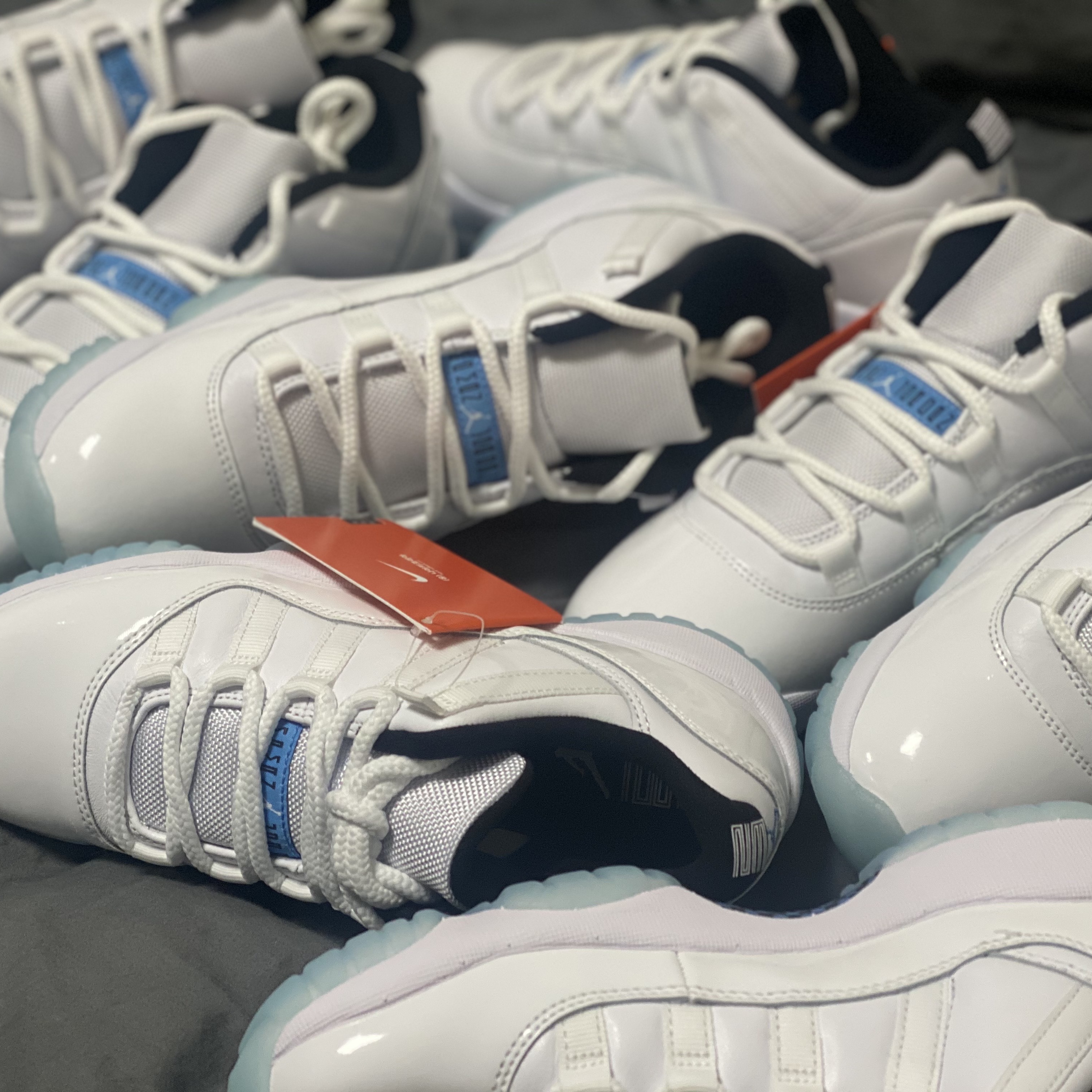 Jordan 11 Retro Low Legend Blue, (GS) Jordan 11 Retro Low Legend Blue 착용 스타일