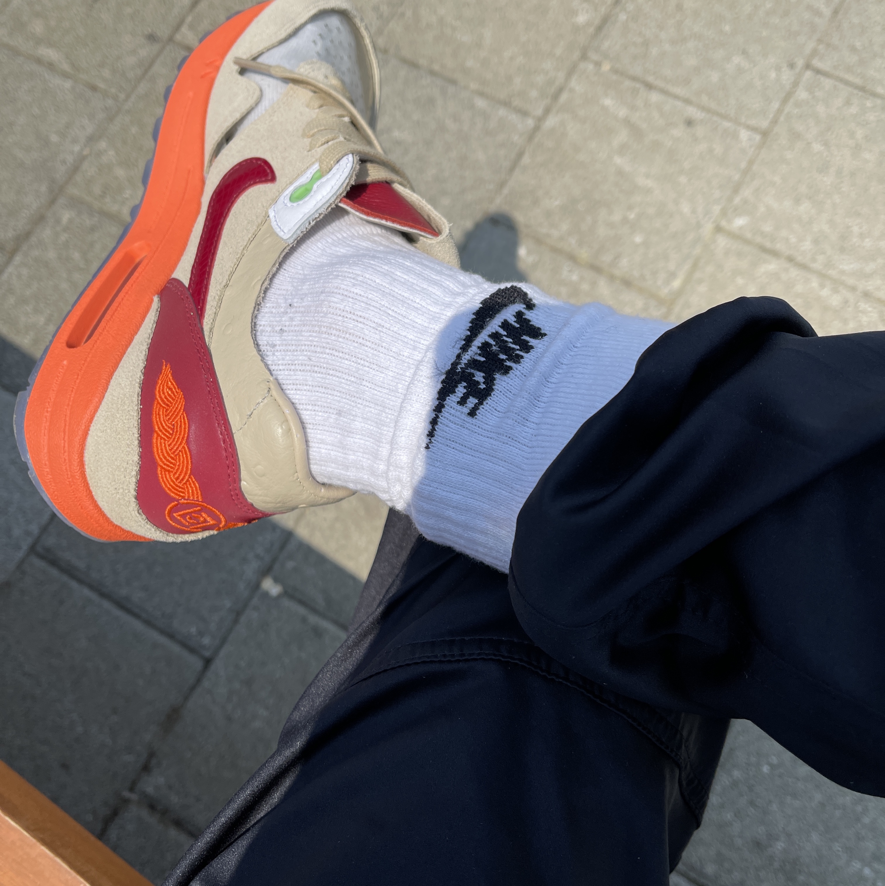 Nike x Clot Air Max 1 Net 착용 스타일 - 1