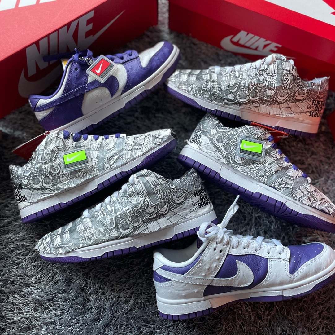 (W) Nike Dunk Low SE Flip 착용 스타일 - 1
