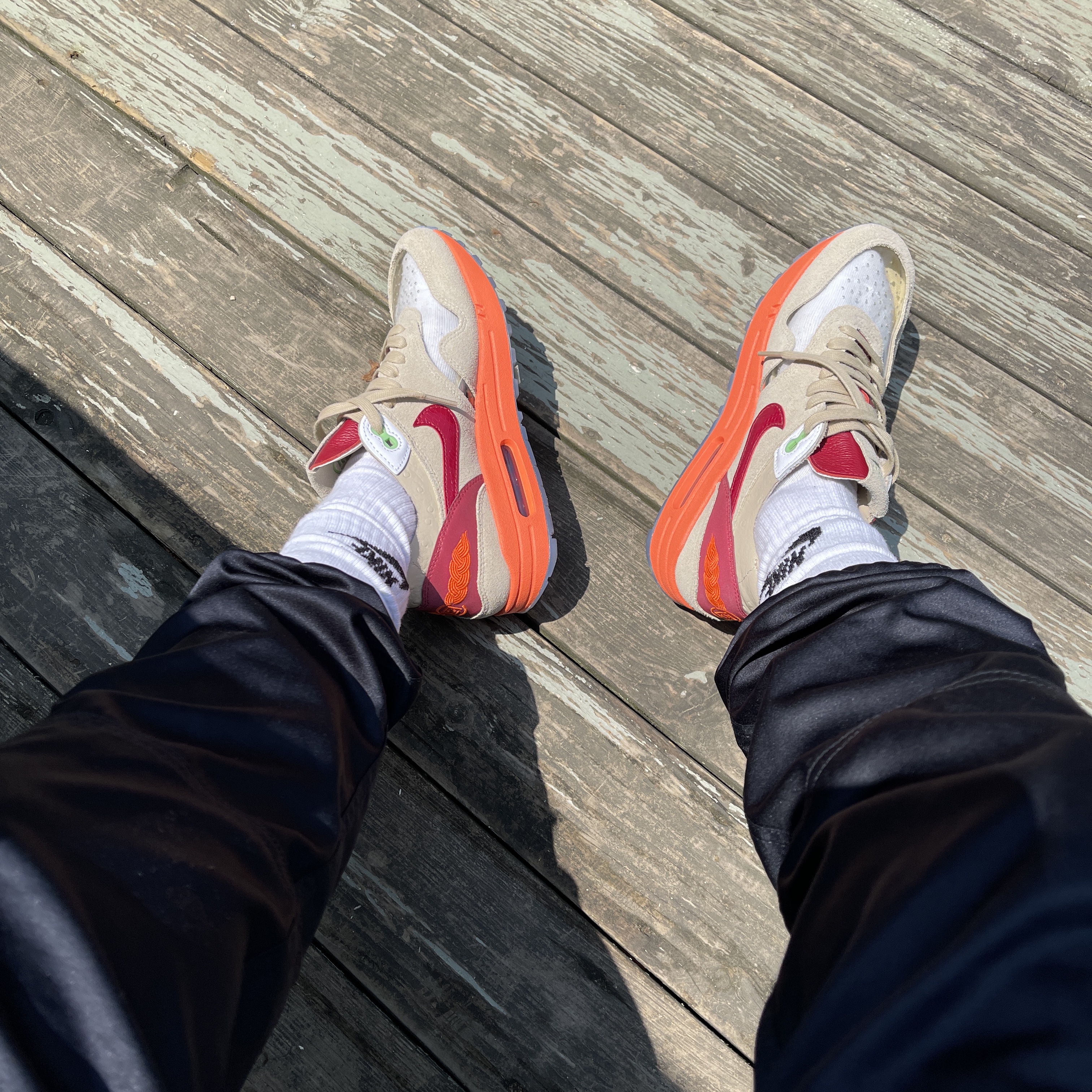 Nike x Clot Air Max 1 Net 착용 스타일 - 2