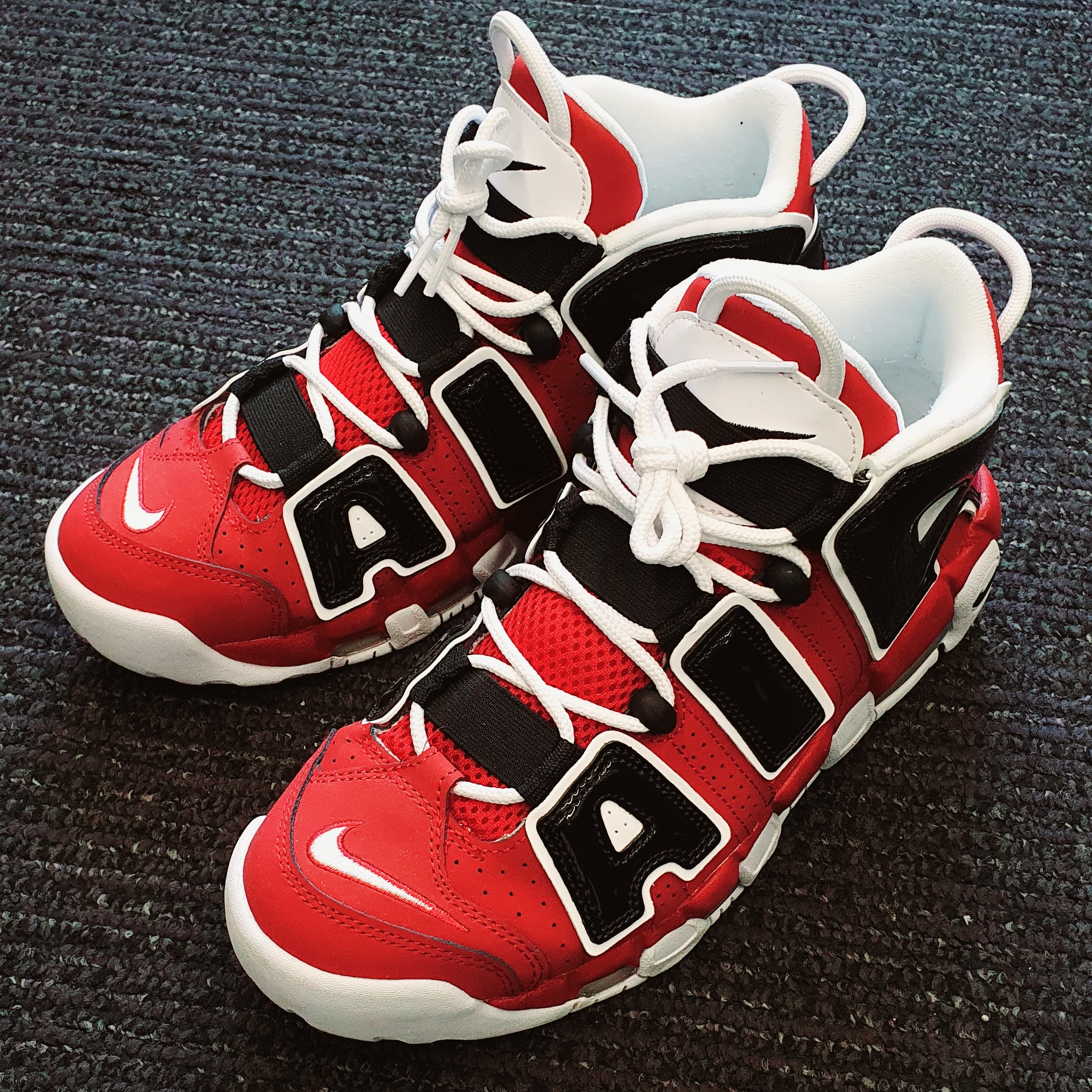 Nike Air More Uptempo 96 Bulls 2021 착용 스타일 - 3