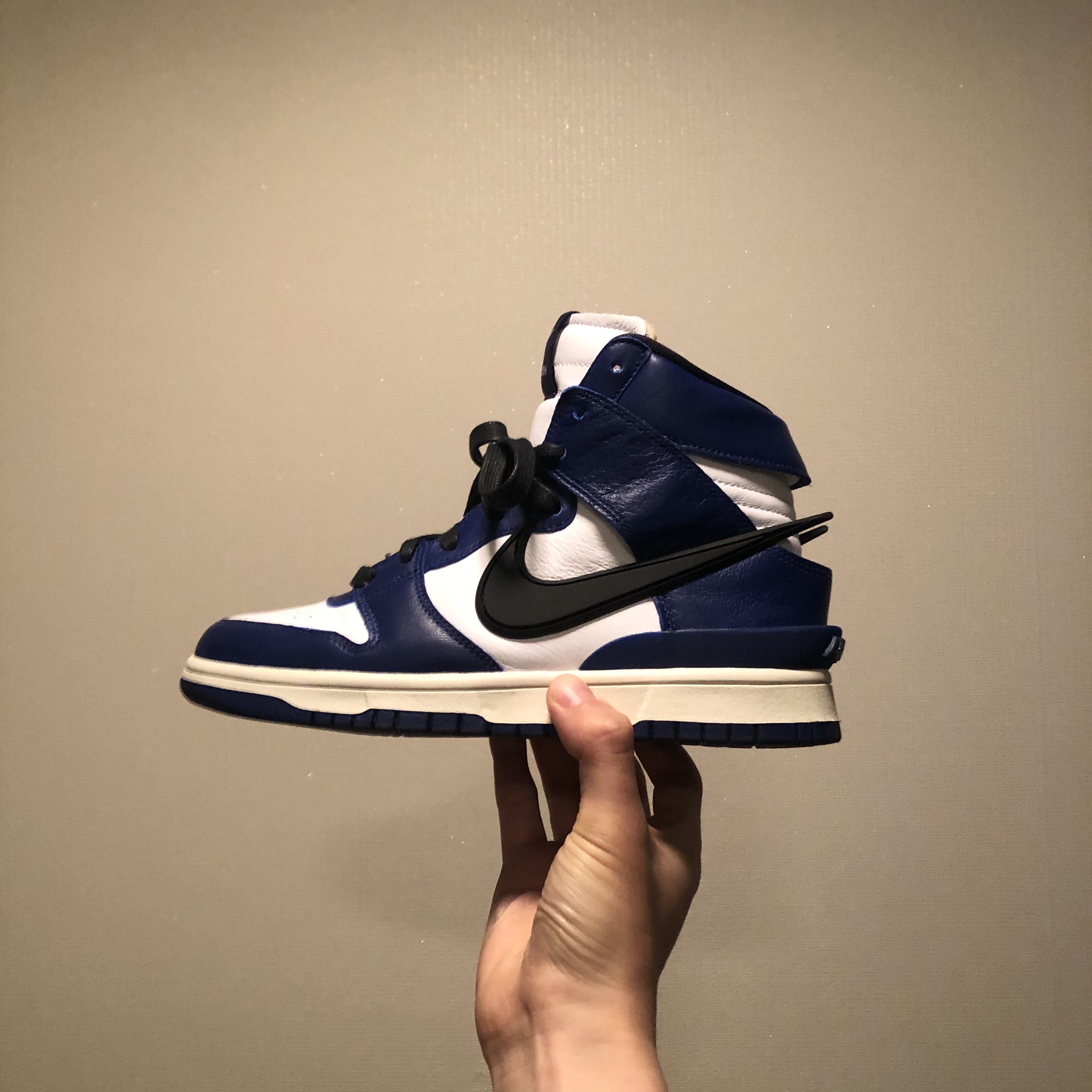 Nike x Ambush Dunk High Deep Royal Blue 착용 스타일