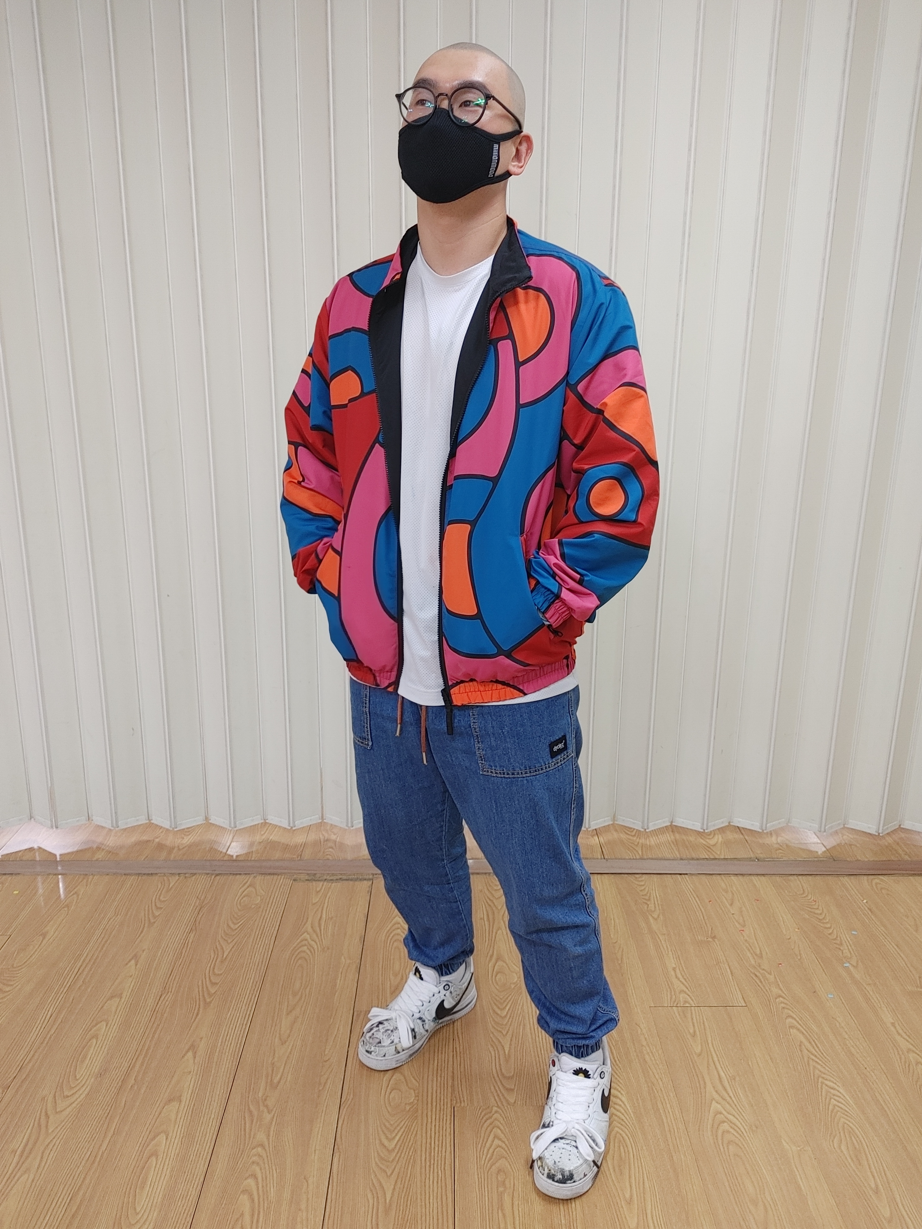 Nike x Peaceminusone Air Force 1 Low Para-Noise 2.0 착용 스타일