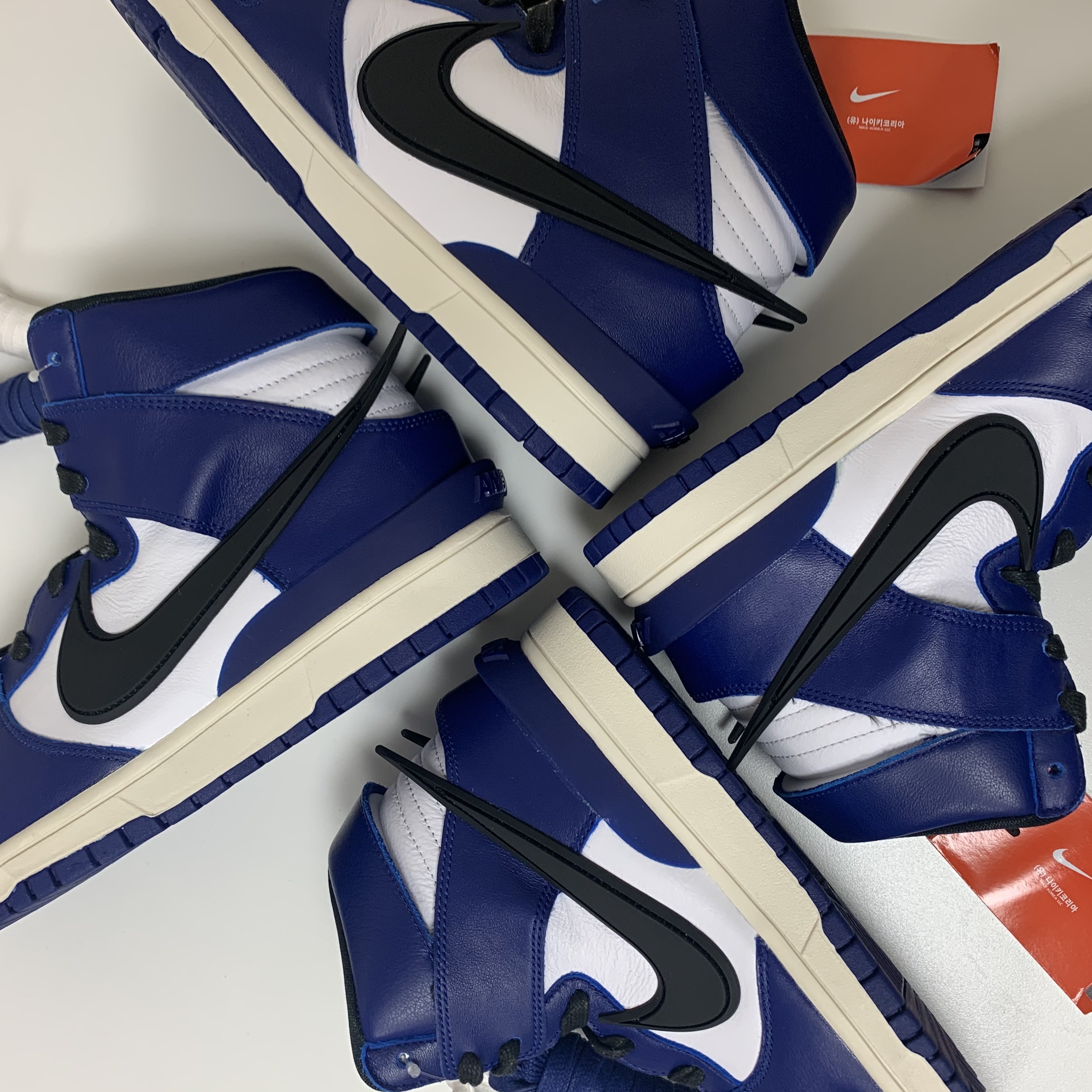 Nike x Ambush Dunk High Deep Royal Blue 착용 스타일