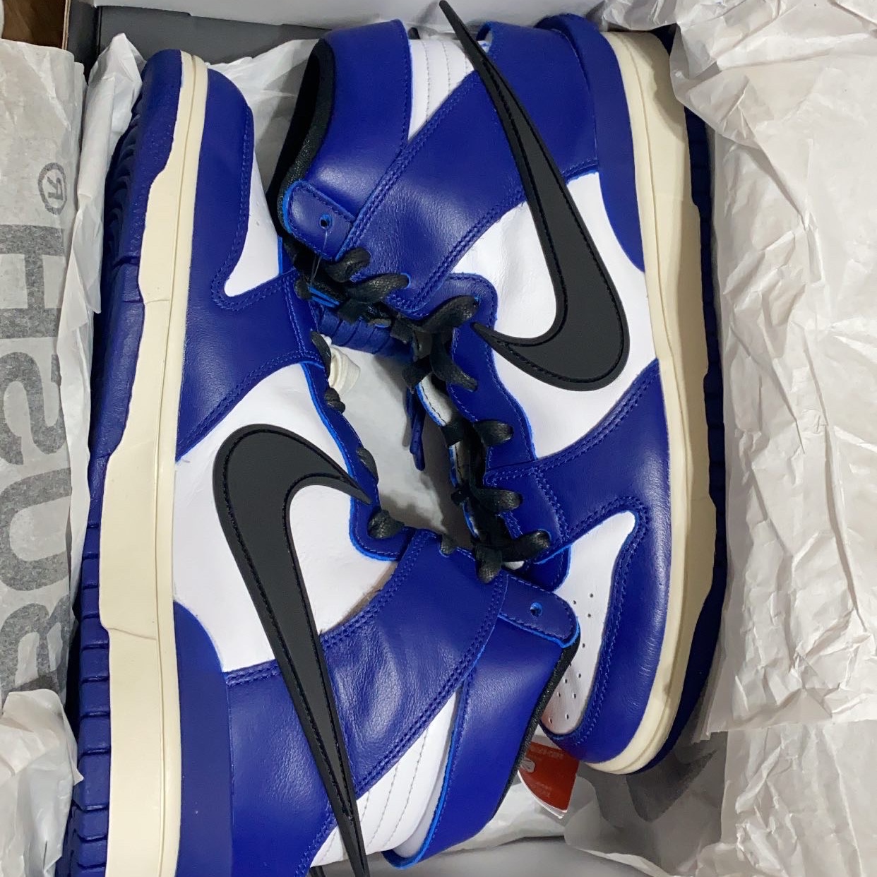 Nike x Ambush Dunk High Deep Royal Blue 착용 스타일