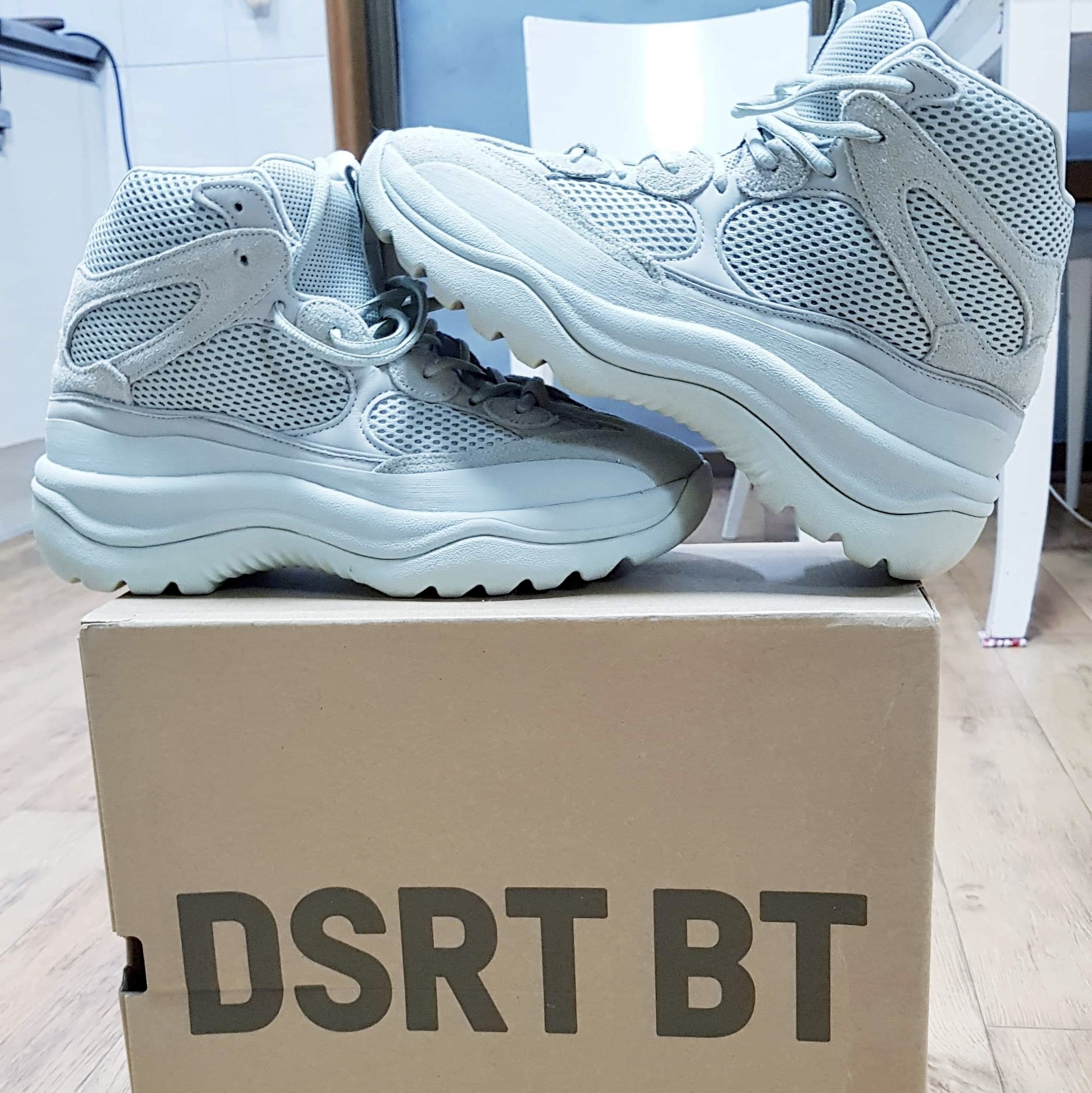 Adidas Yeezy 500 Salt, Adidas Yeezy Desert Boot Salt 착용 스타일 - 2