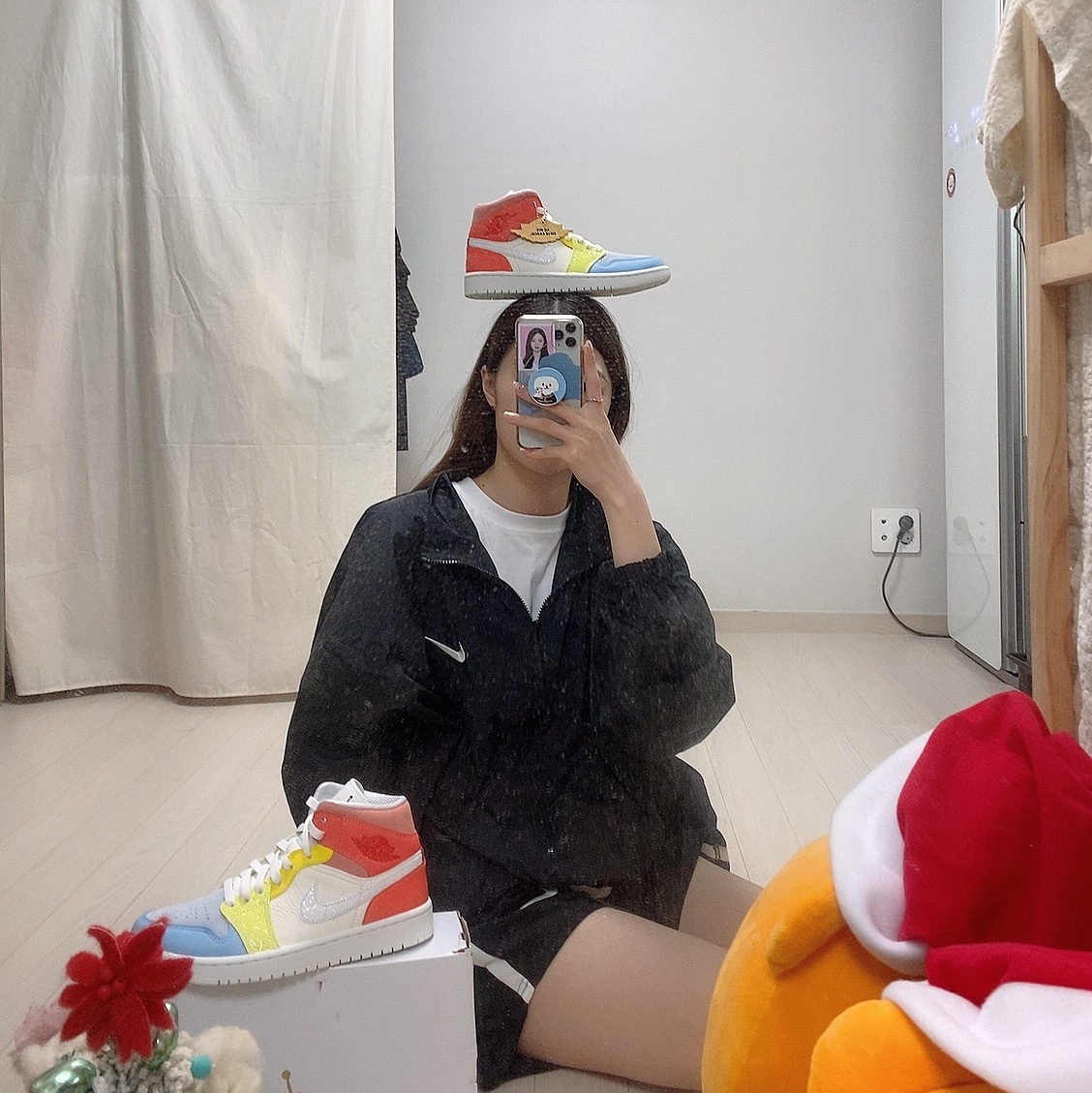 (W) Jordan 1 Mid To My First Coach 착용 스타일