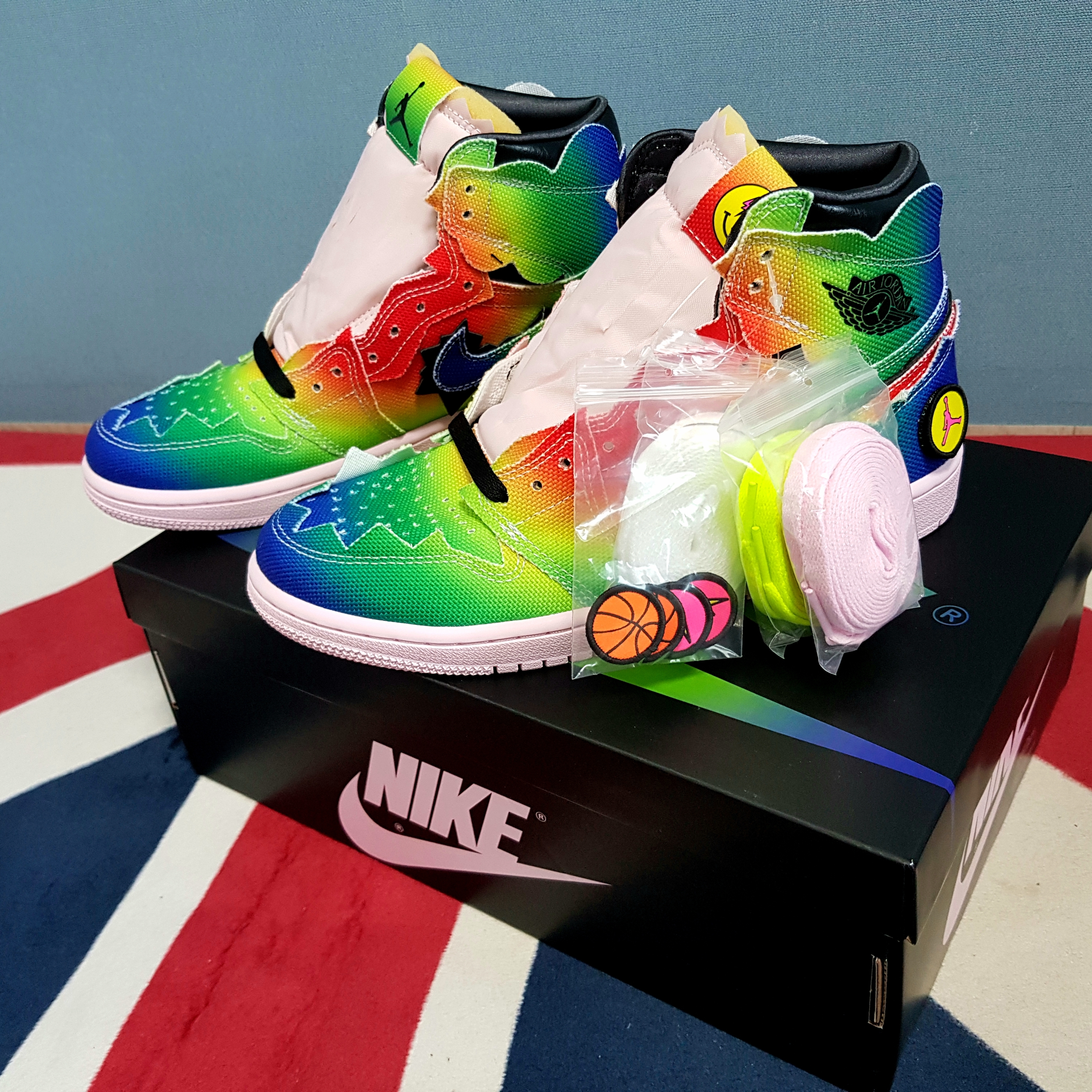 Jordan 1 x J Balvin Retro High OG 착용 스타일 - 1