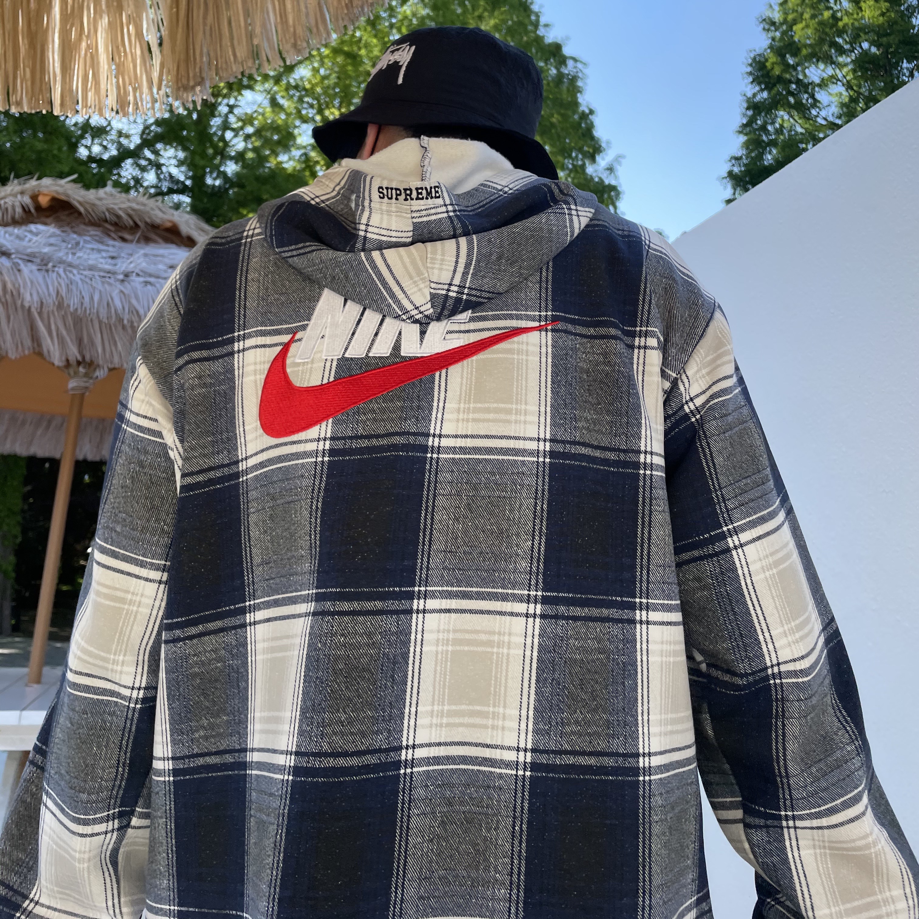 Nike x Off-White Zoom Fly SP The Ten, Nike x Stussy Bucket Hat Black 착용 스타일 - 3