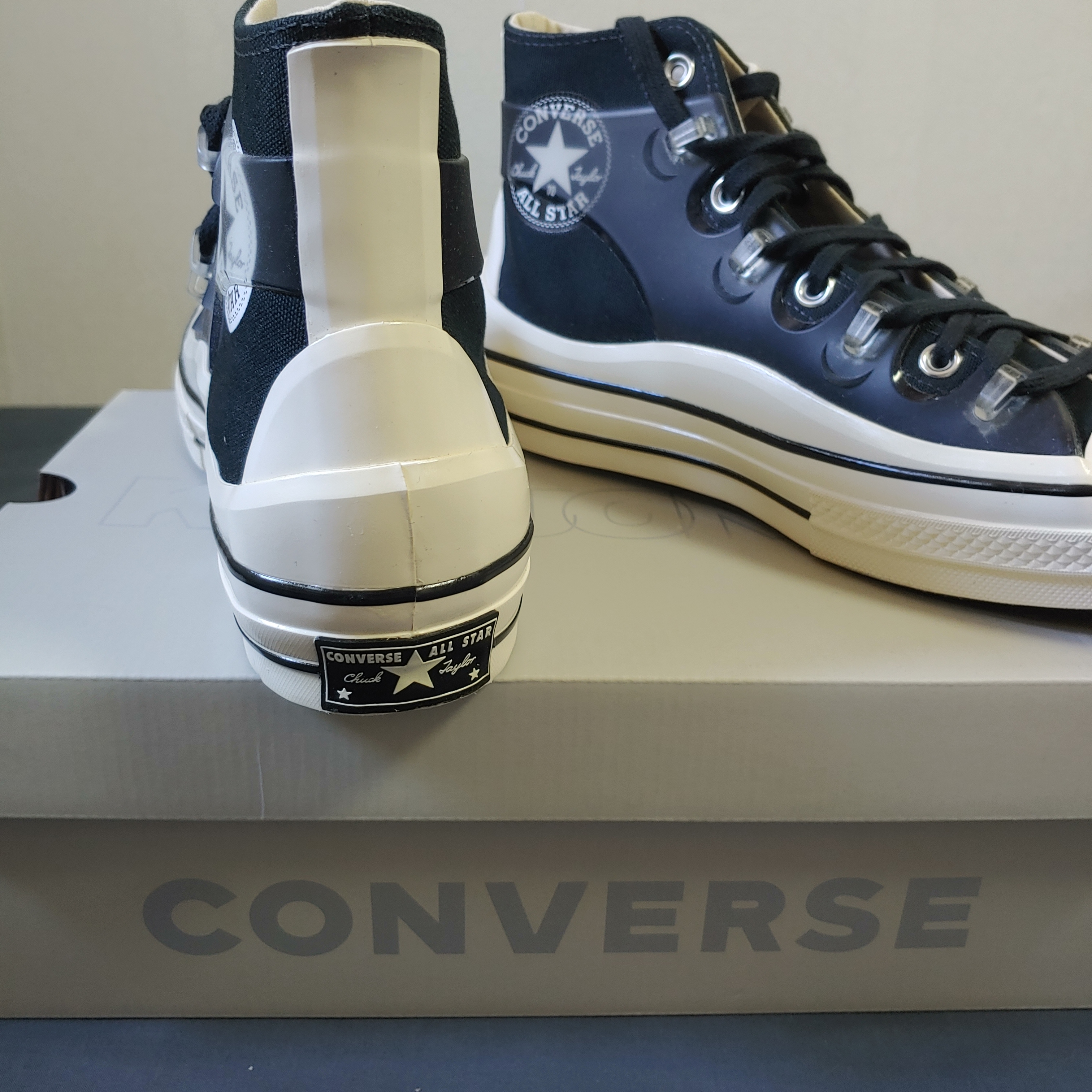 Converse x Kim Jones Chuck 70 Utility Wave High Black 착용 스타일 - 2